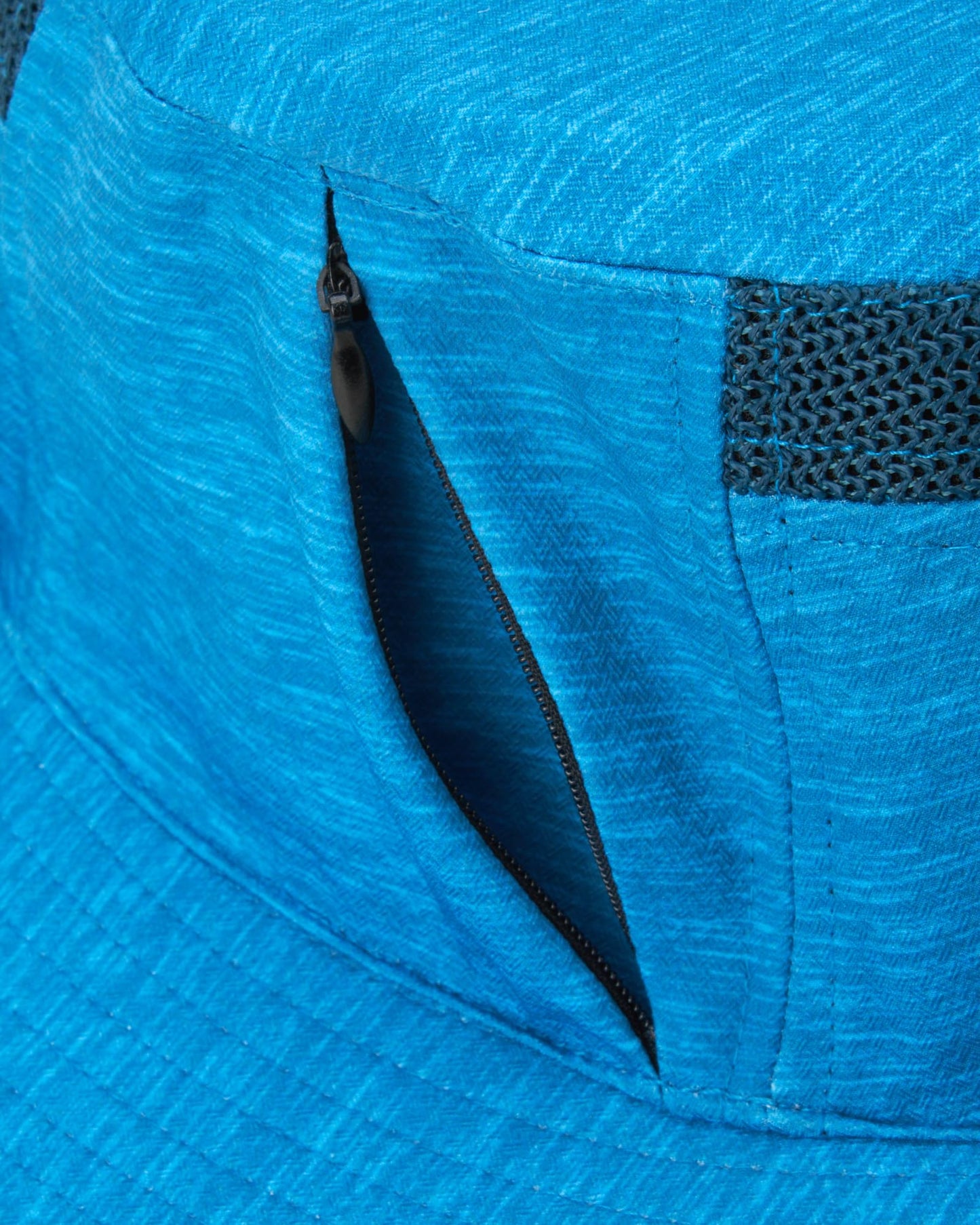 Hurley Mens' Hats - UPF 50+ Phantom Getaway Boonie Sun Hat with Chin Strap Cord, Size Small/Medium, Blue Void