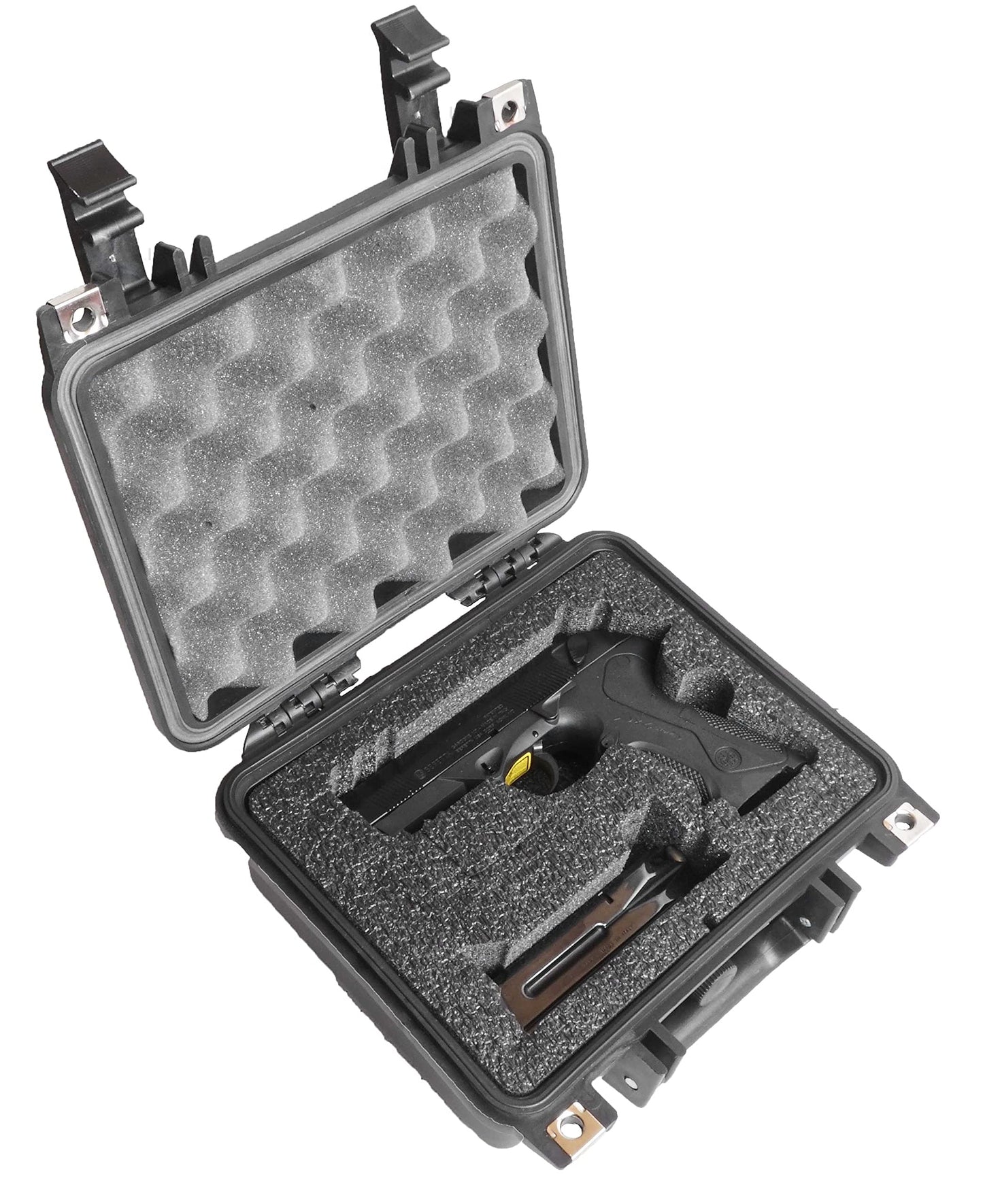 Case Club Case fits Beretta PX4 Storm & 3 Magazine in Pre-Cut Heavy Duty Waterproof Case (Accommodates Under Barrel attachments)