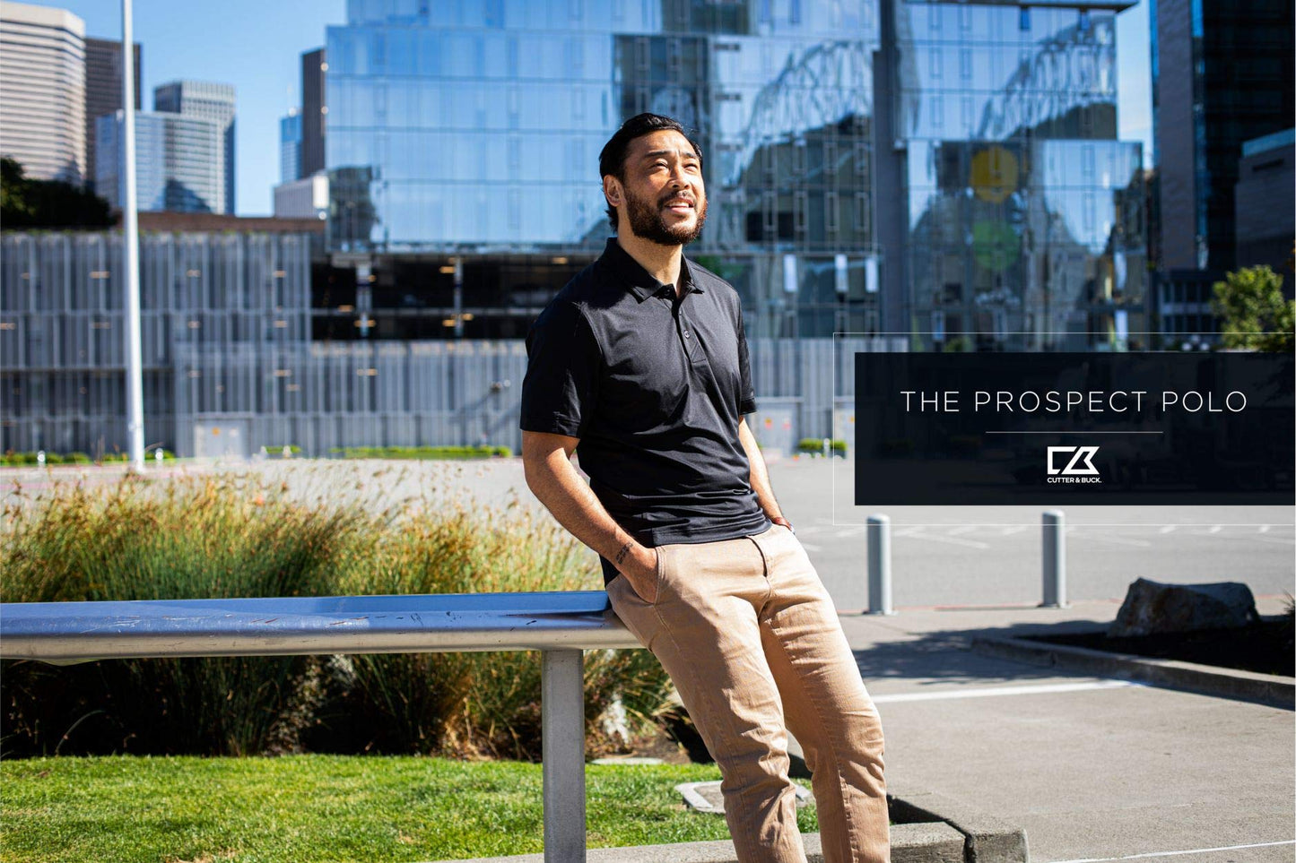 Cutter & Buck Mens Prospect Textured Stretch Polo Shirt, White, X-Large Tall US