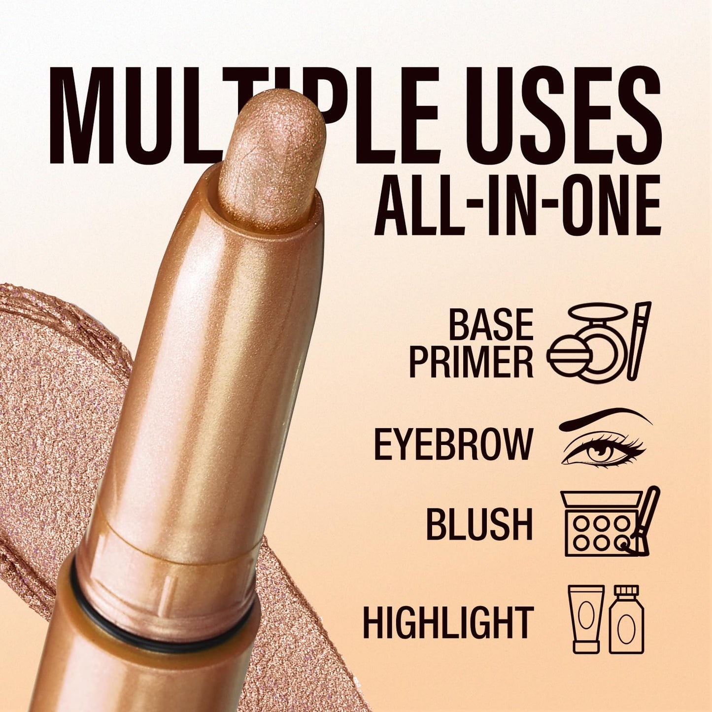 Jolilab Eyeshadow Stick Set, 2 PCS Matte Professional Bright-Colored Contouring and Highlight Eyeshadow Stick, Cream Waterproof Long Lasting High Pigmented Eye Shadow. (2, 01+18 2pcs)