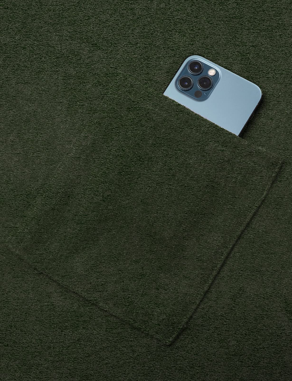 Ohoo Men's Hooded Poncho Cape Cloak Fashion Hoodie Pullover with Pockets / DCF702-KHAKI-2XL