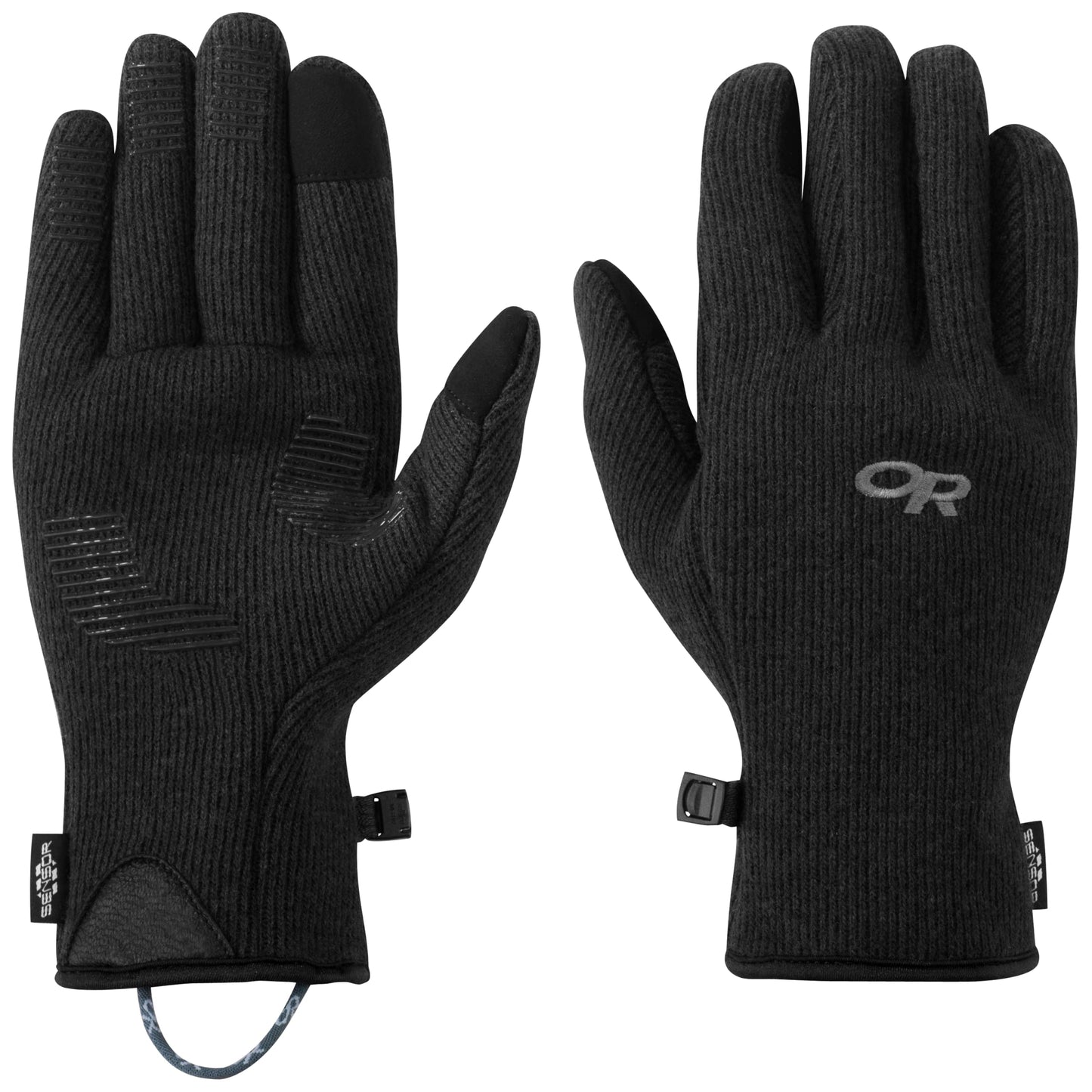 Outdoor Research Men's Flurry Sensor Cold Weather Gloves (Black, Small)
