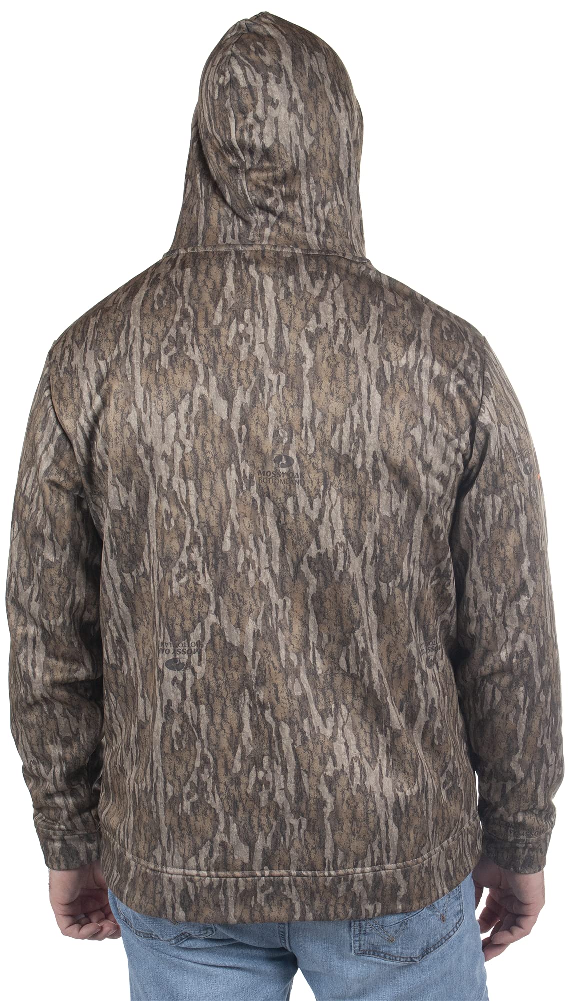 HABIT Men's Summit Park Performance Hoodie, Mossy Oak New Bottomland, XX-Large