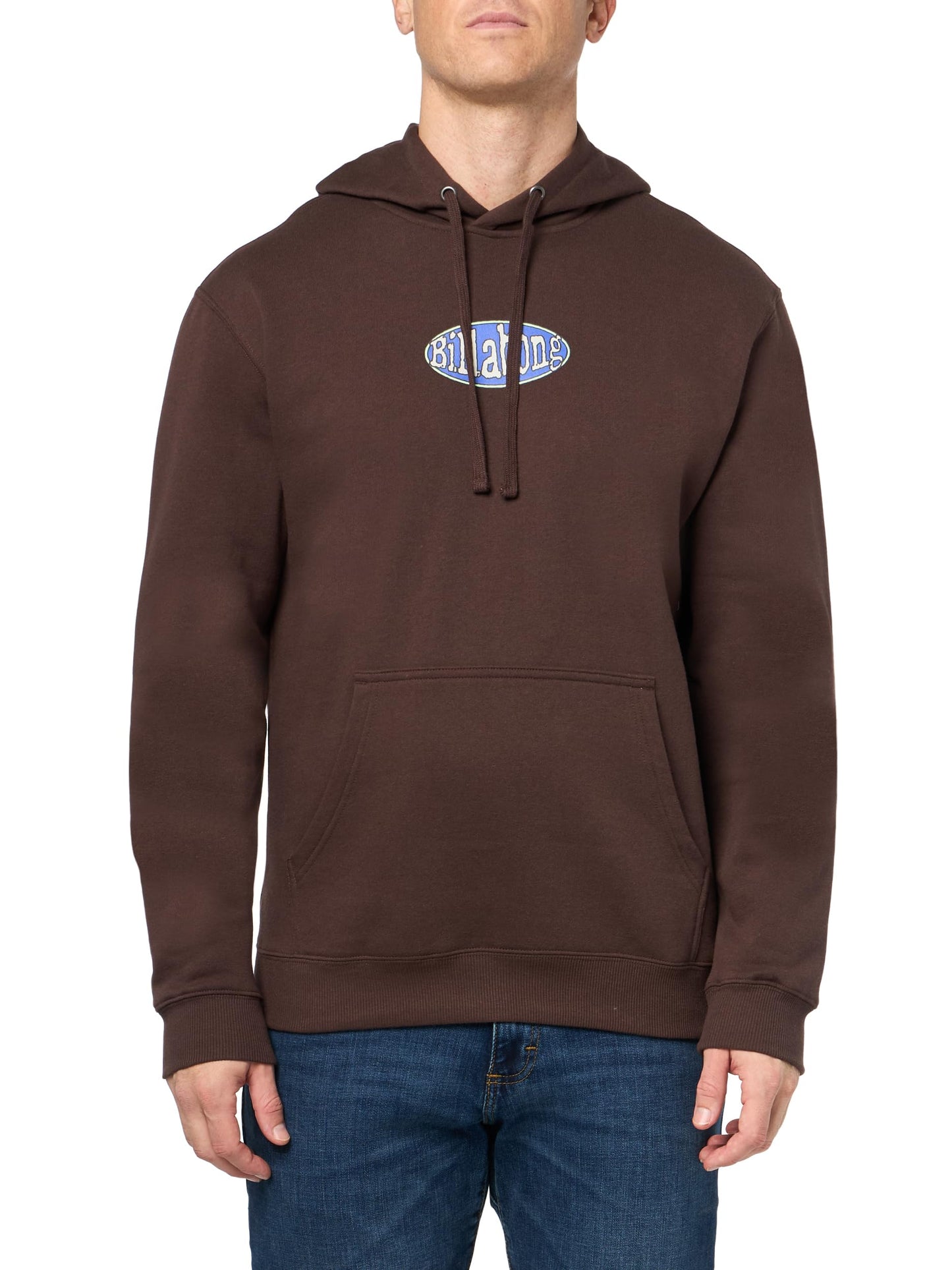 Billabong Men's Short Sands Pullover Graphic Sweatshirt, Java