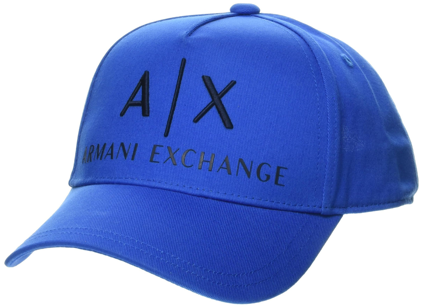 A | X ARMANI EXCHANGE Men's Corporate Logo Baseball Hat, DIRECTORIE Blue/Navy