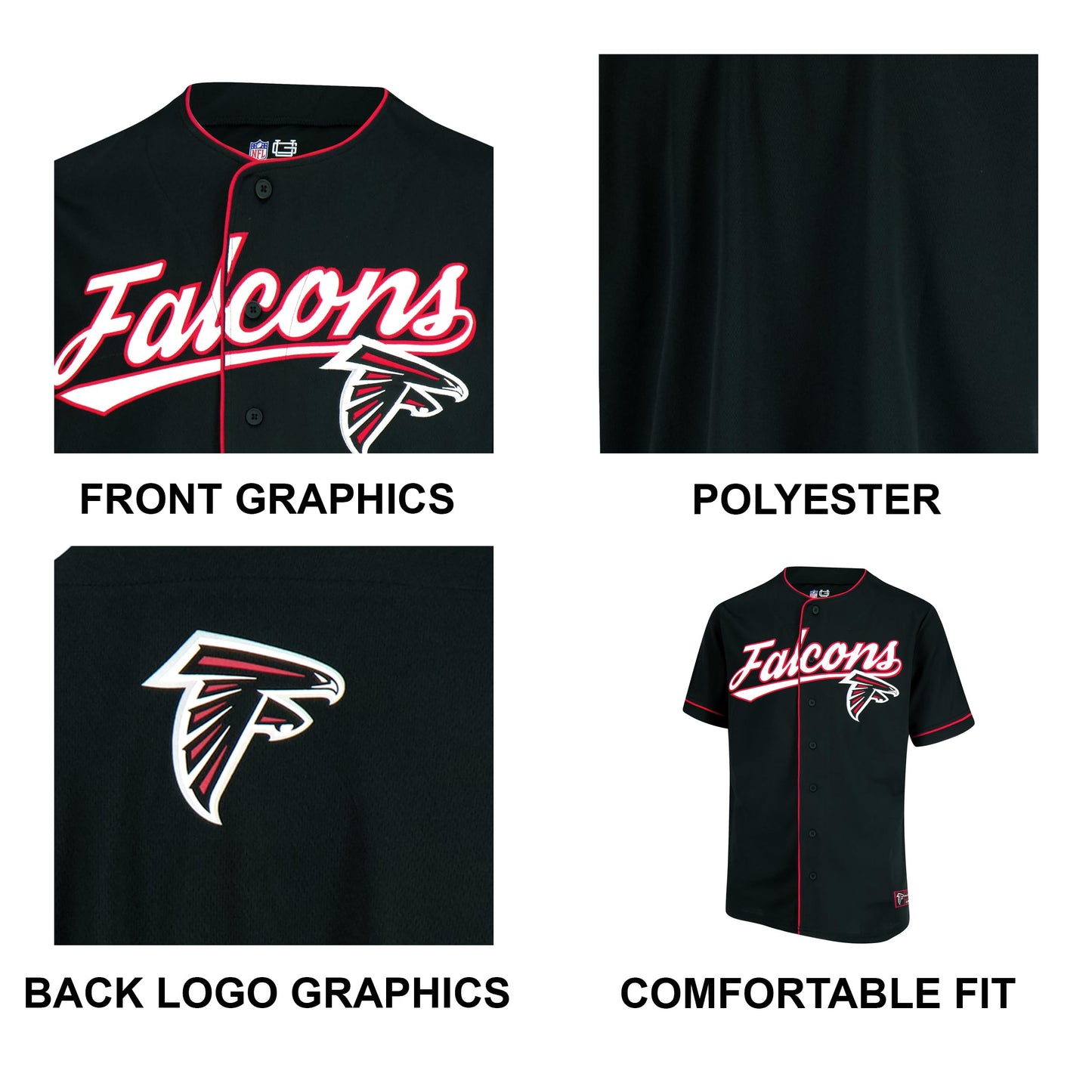 Ultra Game Men's Standard Mesh Baseball Jersey Tee Shirt, Team Color, Medium