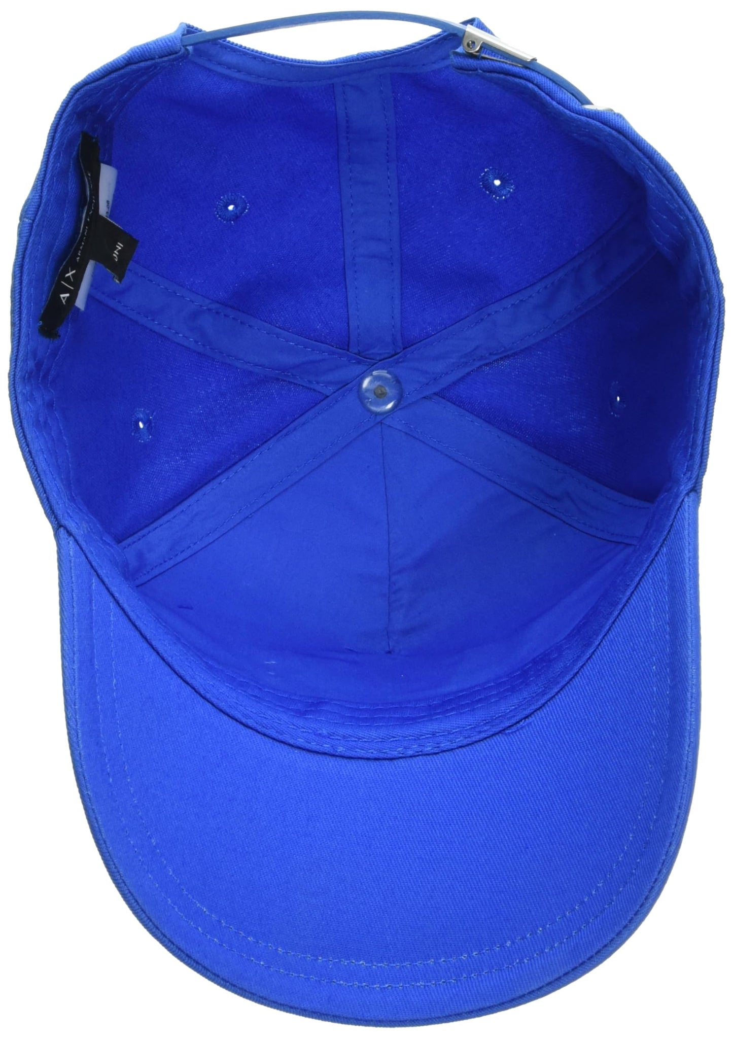 A | X ARMANI EXCHANGE Men's Corporate Logo Baseball Hat, DIRECTORIE Blue/Navy