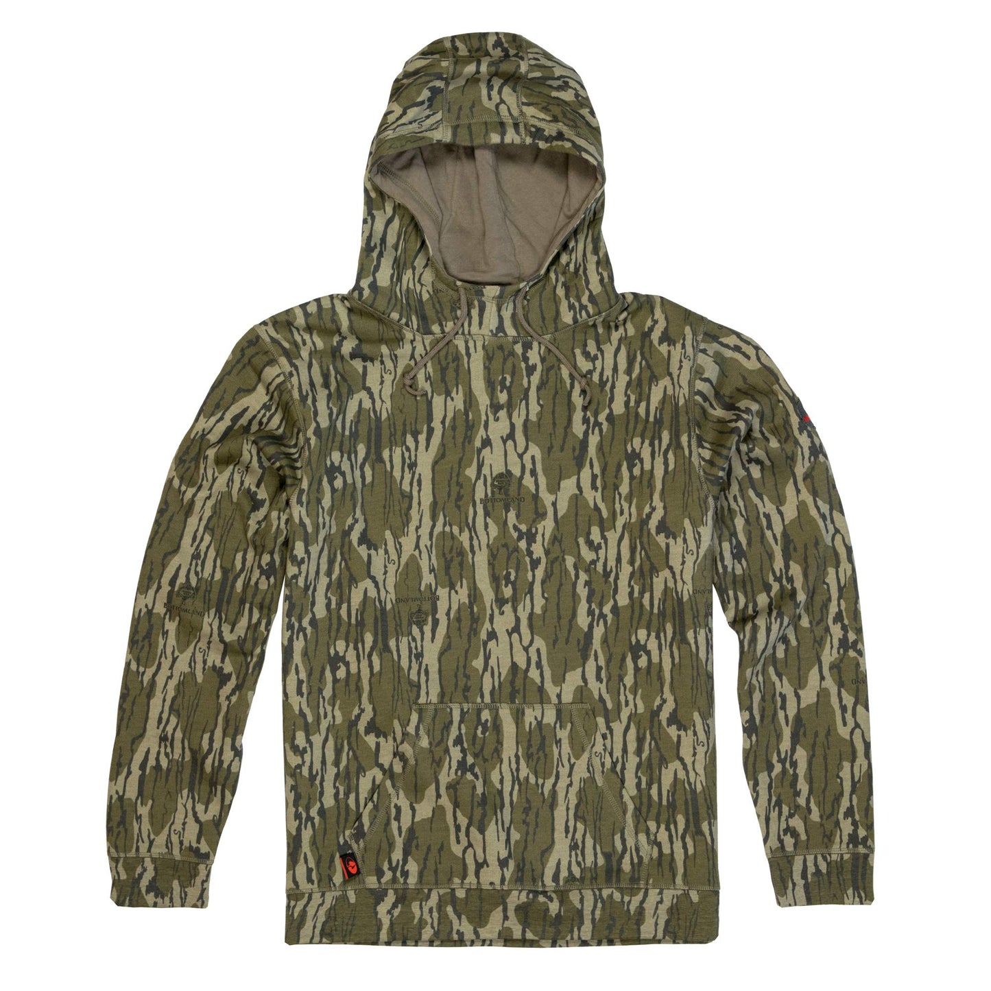 Mossy Oak Camo Men Hunting Hoodies Vintage, Original Bottomland, XX-Large