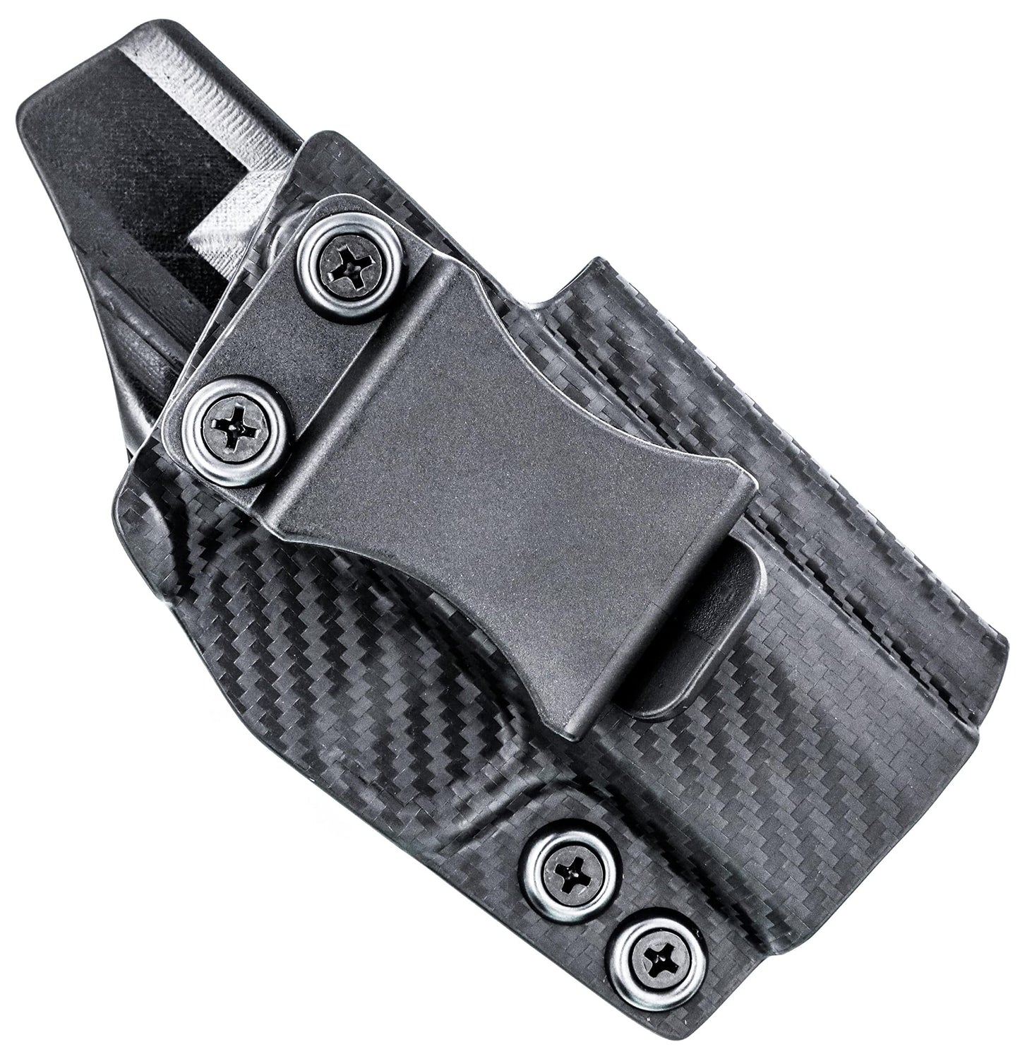 Concealment Express IWB Holster fits Springfield Hellcat Pro | RH | CF BLK KYDEX | USA Made | Rounded Gear