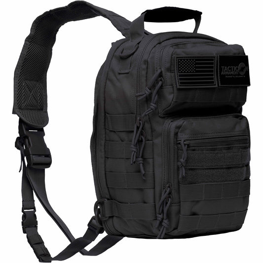 Tacticon BattlePack Lite | Tactical Everyday Waterproof Sling Pack | Combat Veteran Owned Company | EDC Backpack Bag for Men & Athletes | Molle Backpacks for Outdoor Utility | 7L