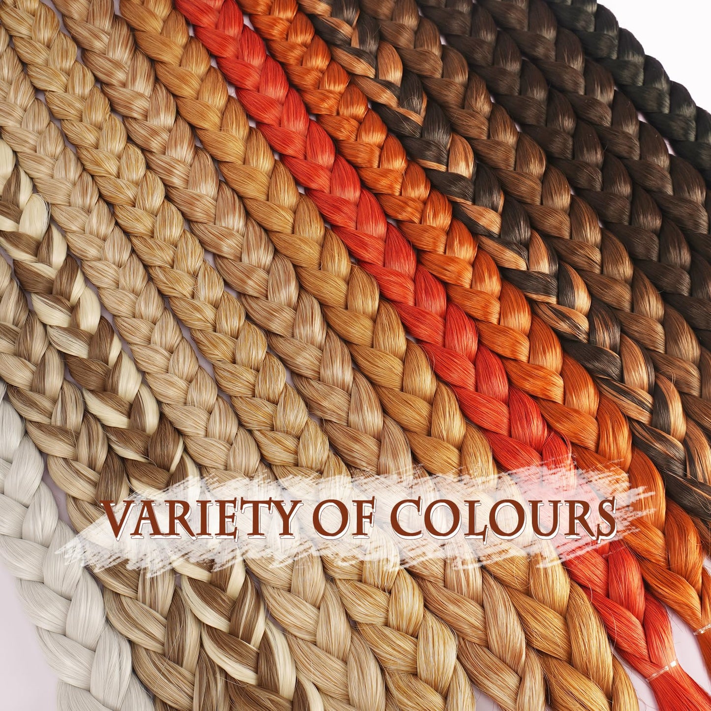 SOFEIYAN Long Braid Ponytail Extension with Hair Tie Straight Sleek Wrap Around Hair Extensions Braid Pony Tail Fluffy Natural Soft Synthetic Hairpieces for Women Daily Wear, 26 inch-Black Brown