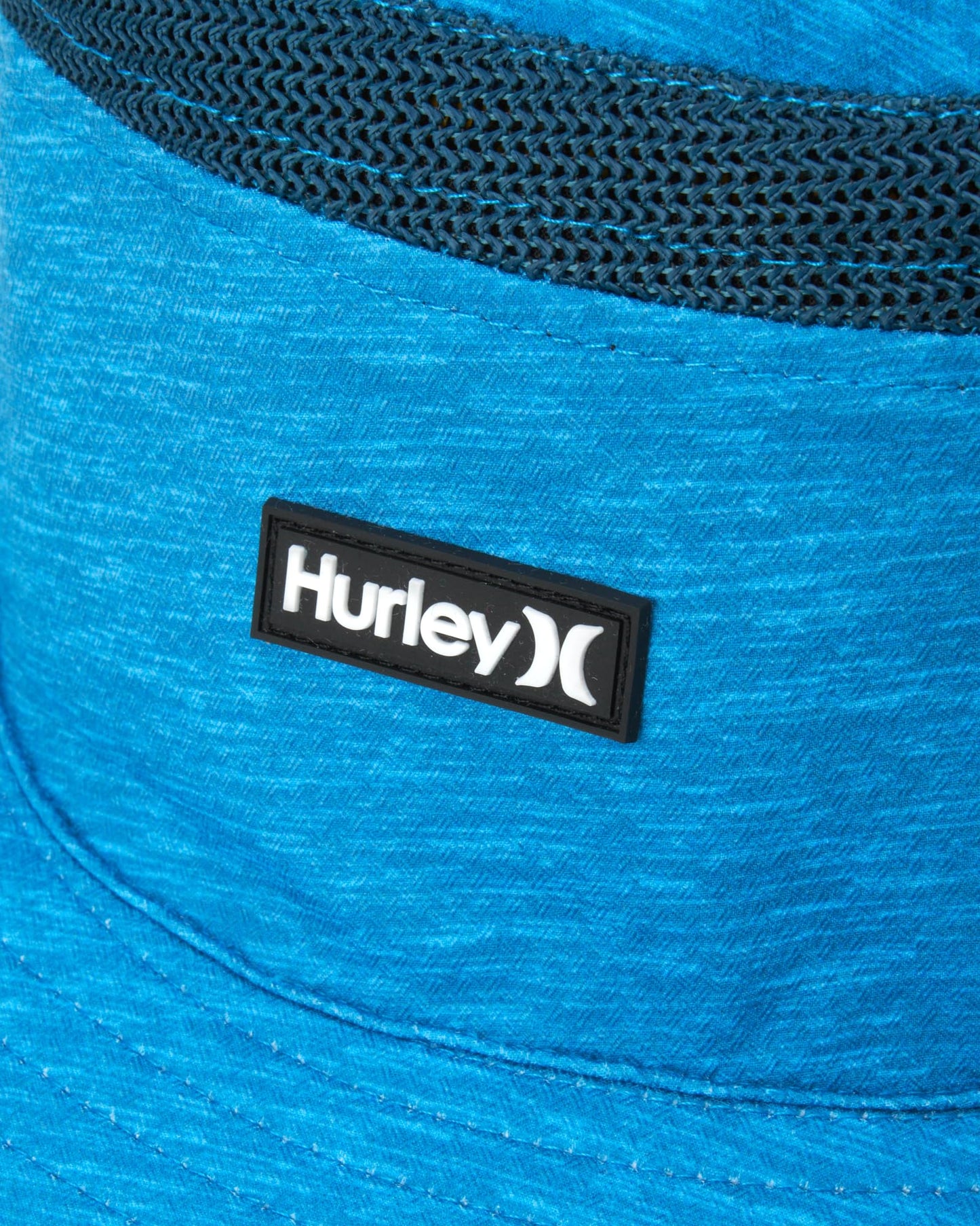 Hurley Mens' Hats - UPF 50+ Phantom Getaway Boonie Sun Hat with Chin Strap Cord, Size Small/Medium, Blue Void
