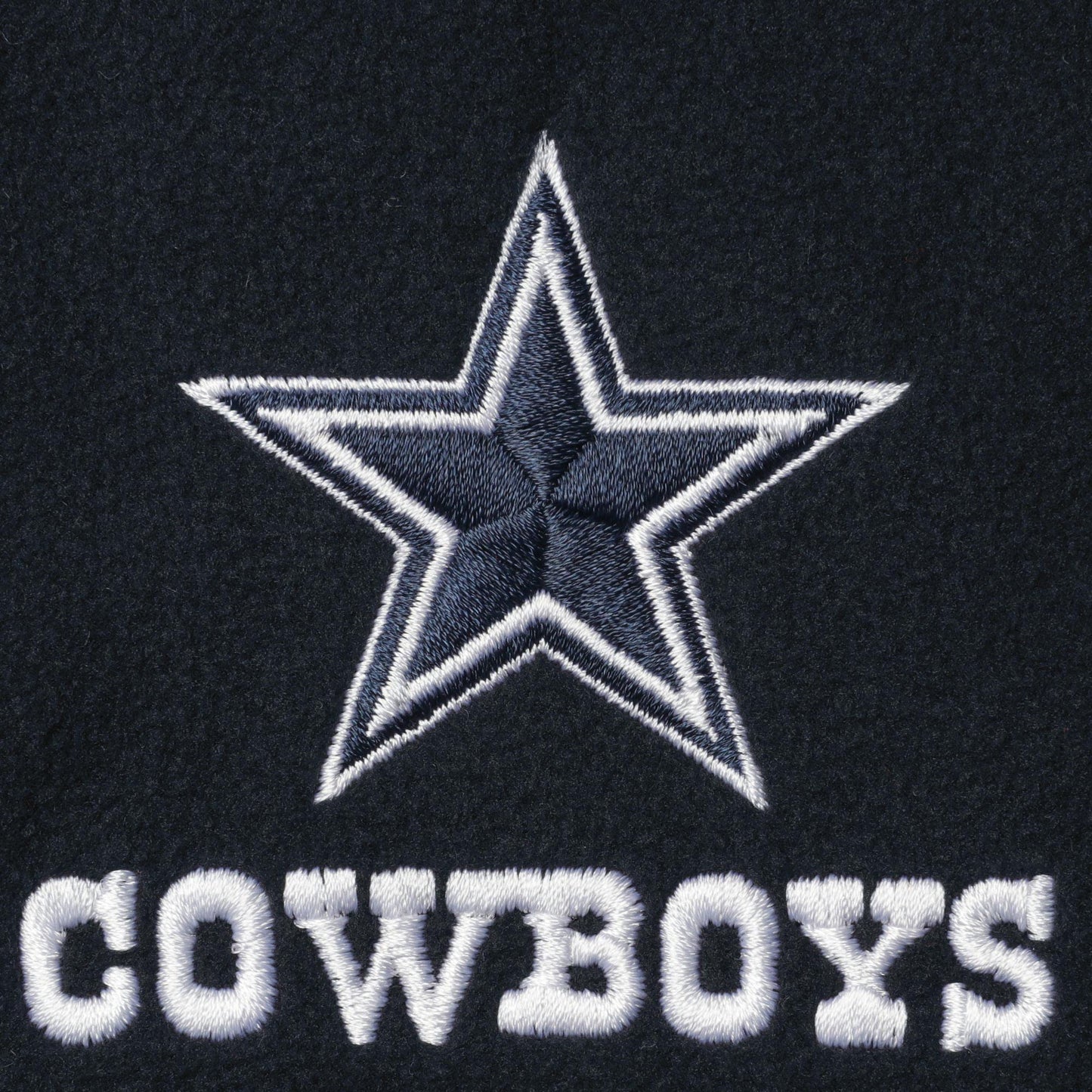 dunbrooke Men's Navy Dallas Cowboys Houston Fleece Full-Zip Vest