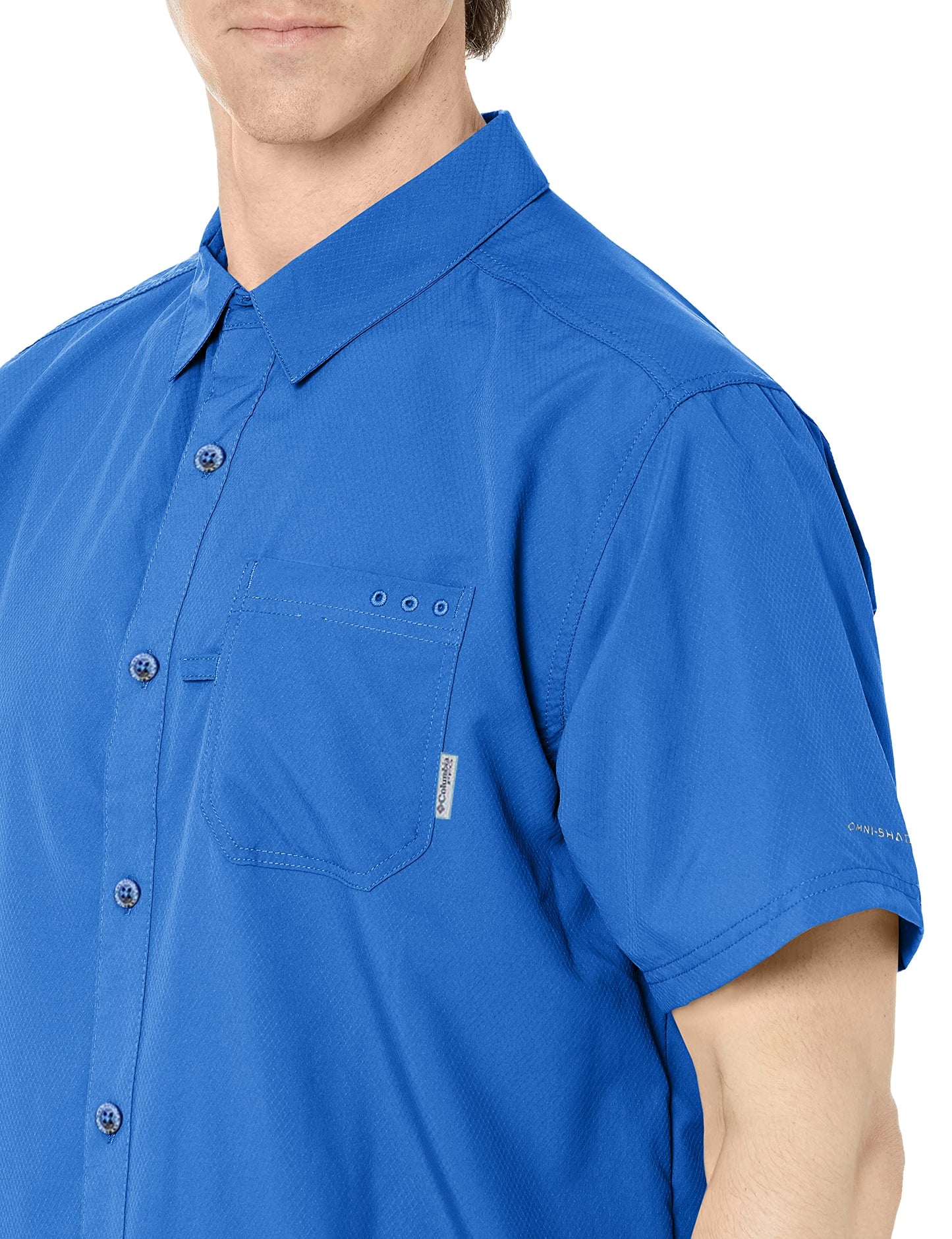 Columbia Men's Big and Tall Slack Tide Camp Shirt, Vivid Blue, 3X