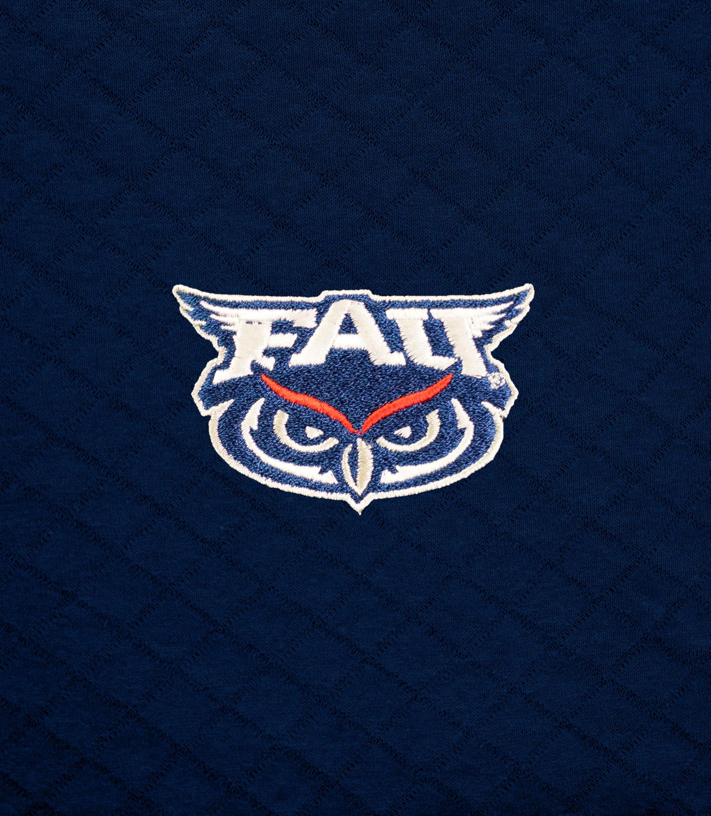 Vantage Apparel Men's Collegiate Full Zip Quilted Vest, Florida Atlantic Owls, X-Large