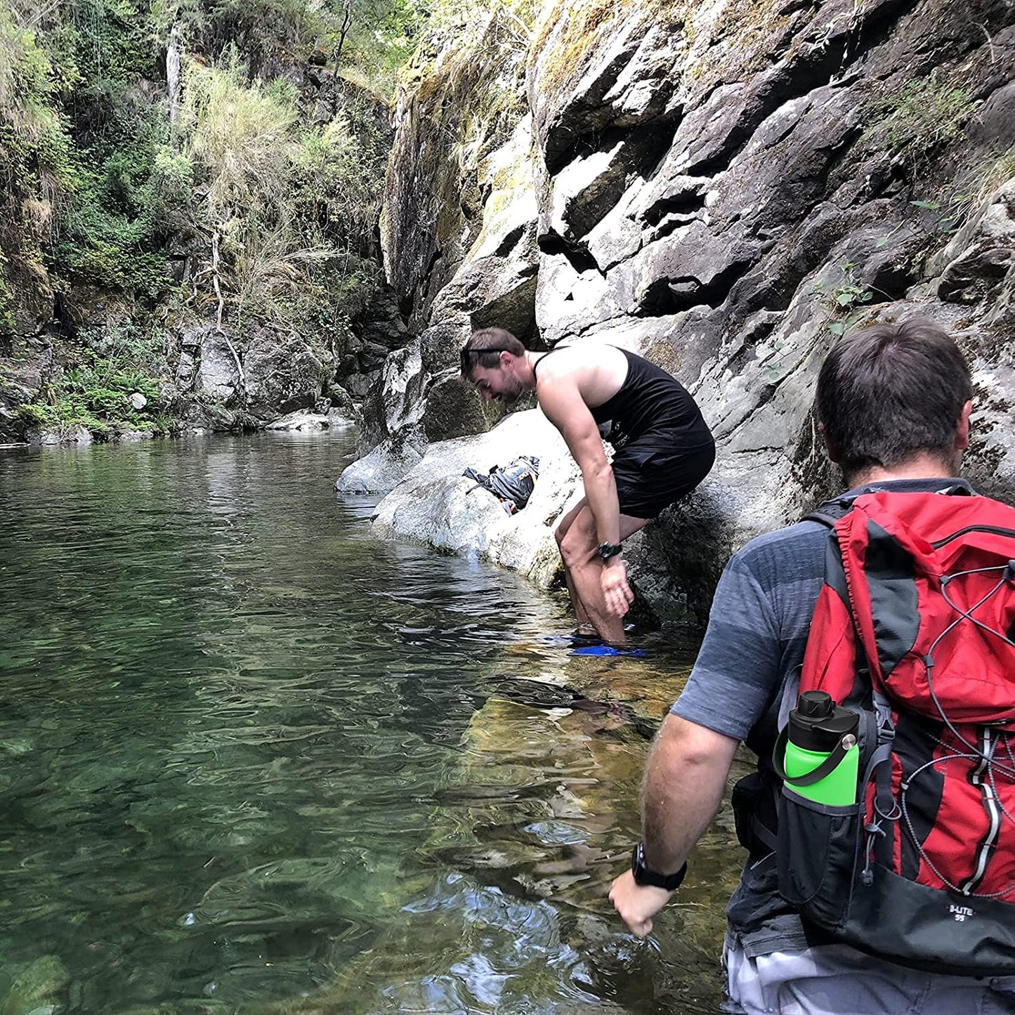 Lid for Hydro Flask 32 40 oz Wide Mouth, Replacement Lids Compatible with Hydro Flask Wide Mouth Water Bottle, Top Spout Lid with Handle, Wide Mouth Lid Chug Cap Accessories,Black+Light Pink