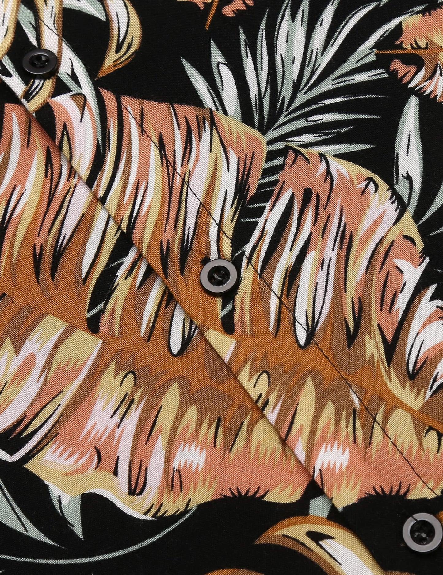 COOFANDY Men's Flower Print Button Down Beach Suit Hawaiian Shirts and Shorts with Hat