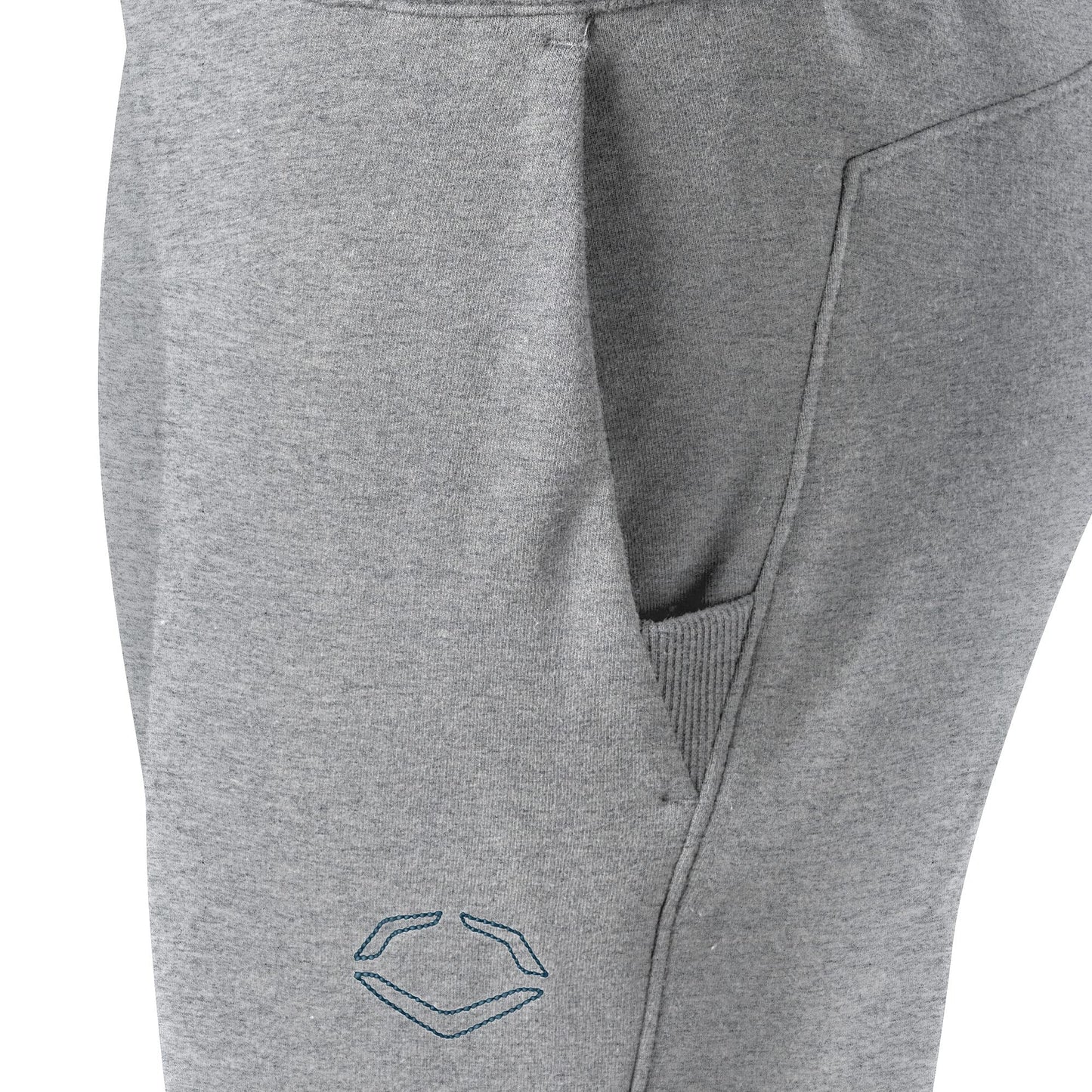 EvoShield Men's Pop Color Terry Joggers, Heather Grey, 2X-Large