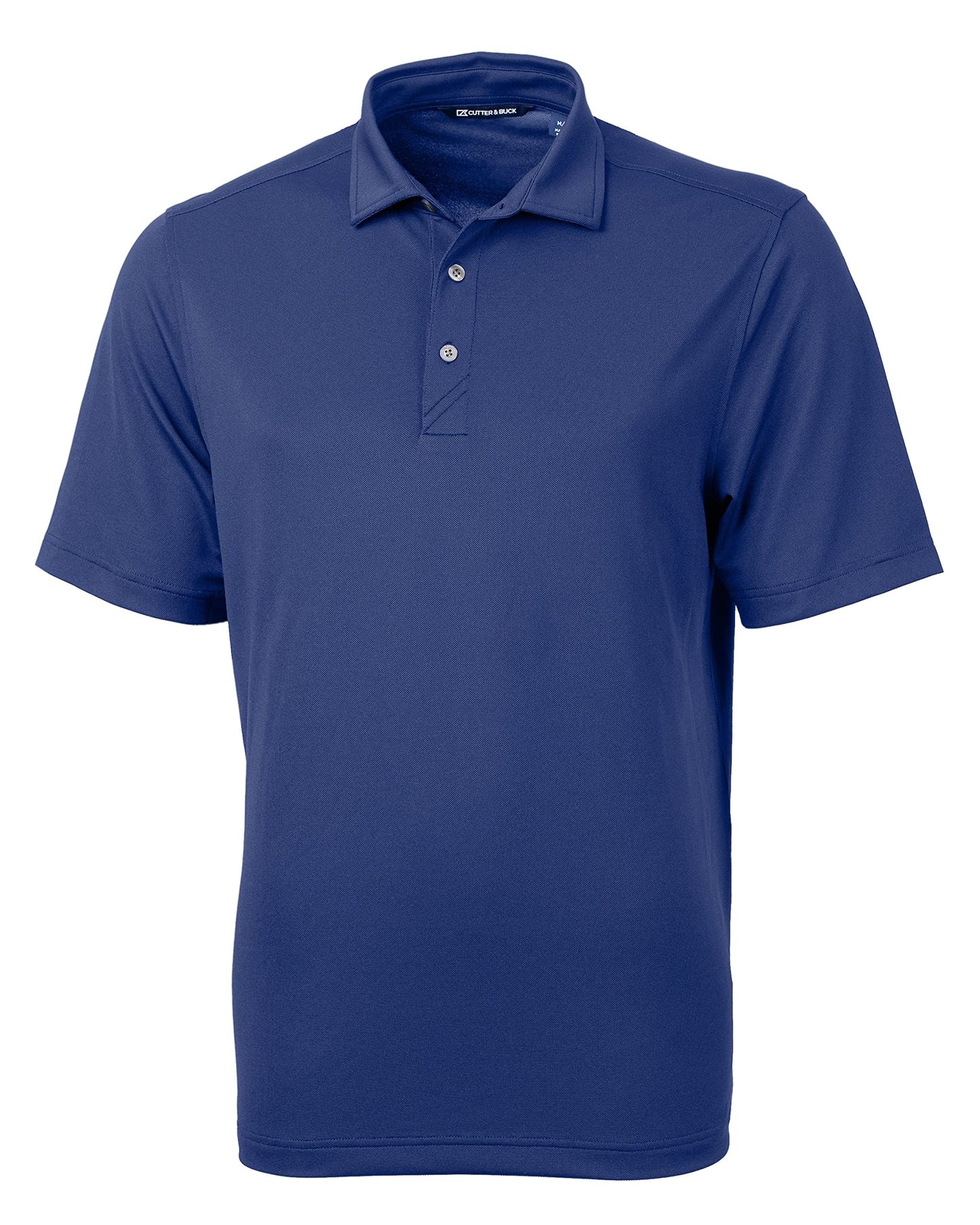 Cutter & Buck Men's Short Sleeve Virtue Eco Pique Recycled Polo Shirt, Tour Blue, XXL