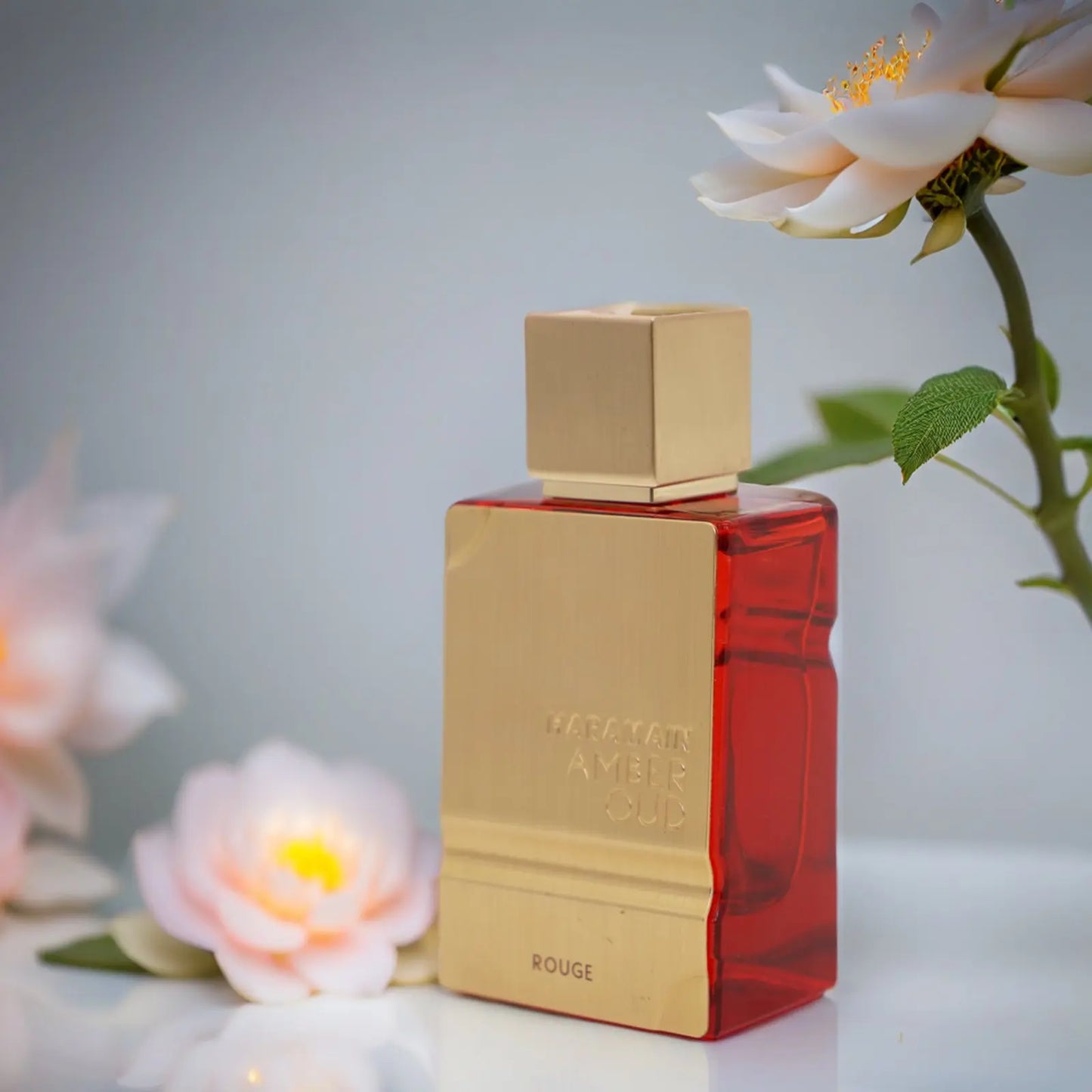 Amber Rouge Cologne 2.0oz/60ml | Al Haramain Unisex EDT Spray | Long-Lasting Scent, Perfect Holiday Gift for Him/Her