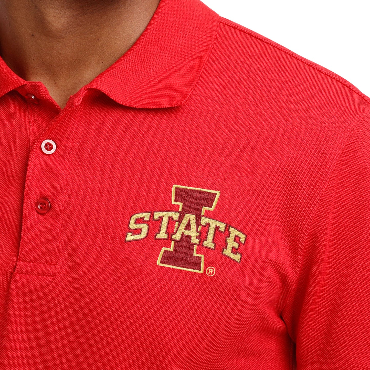 FOCO Iowa State Cyclones NCAA Mens Casual Color Polo - XXL