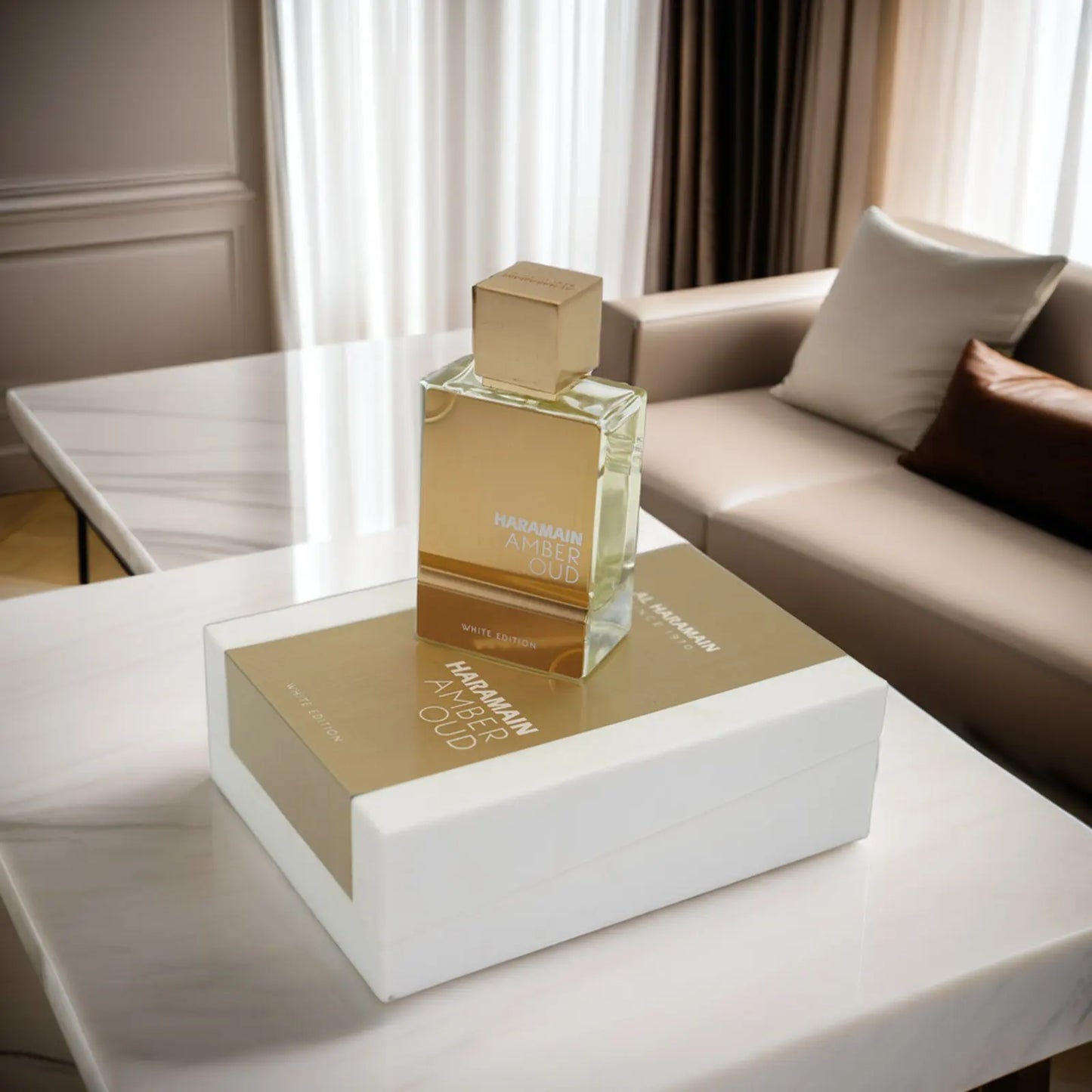 Original Brand Al HARAMAIN Amber White Edition For Men And Women Eau De Toilette Spray 2.0 OZ Long-lasting Fragrance BEST GiftS