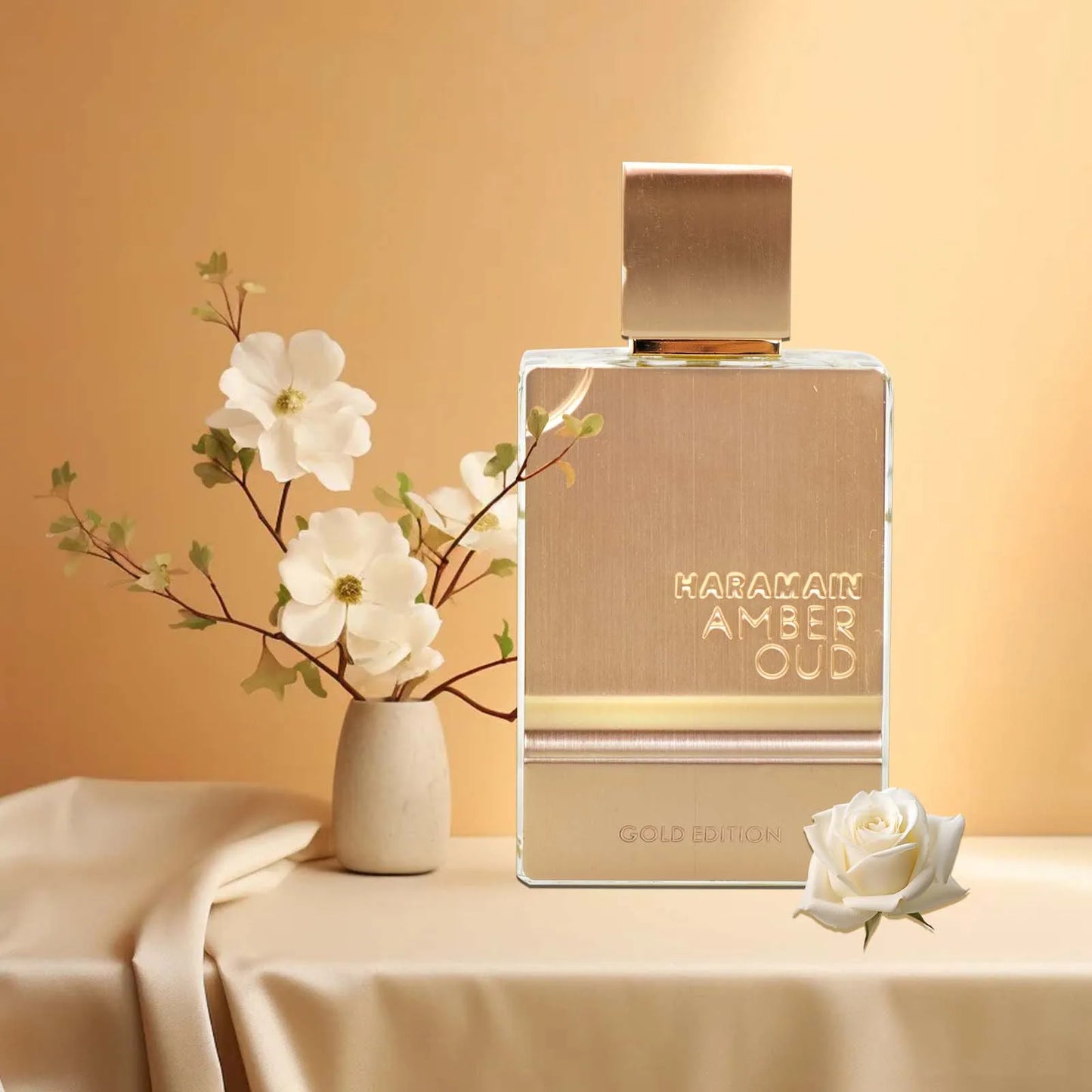 Al Haramain Gold EDP 2.0oz Cologne Amber Scent for Men With Women Luxury Long-Lasting Fragrance, Ideal Xmas & Anniversary Gifts