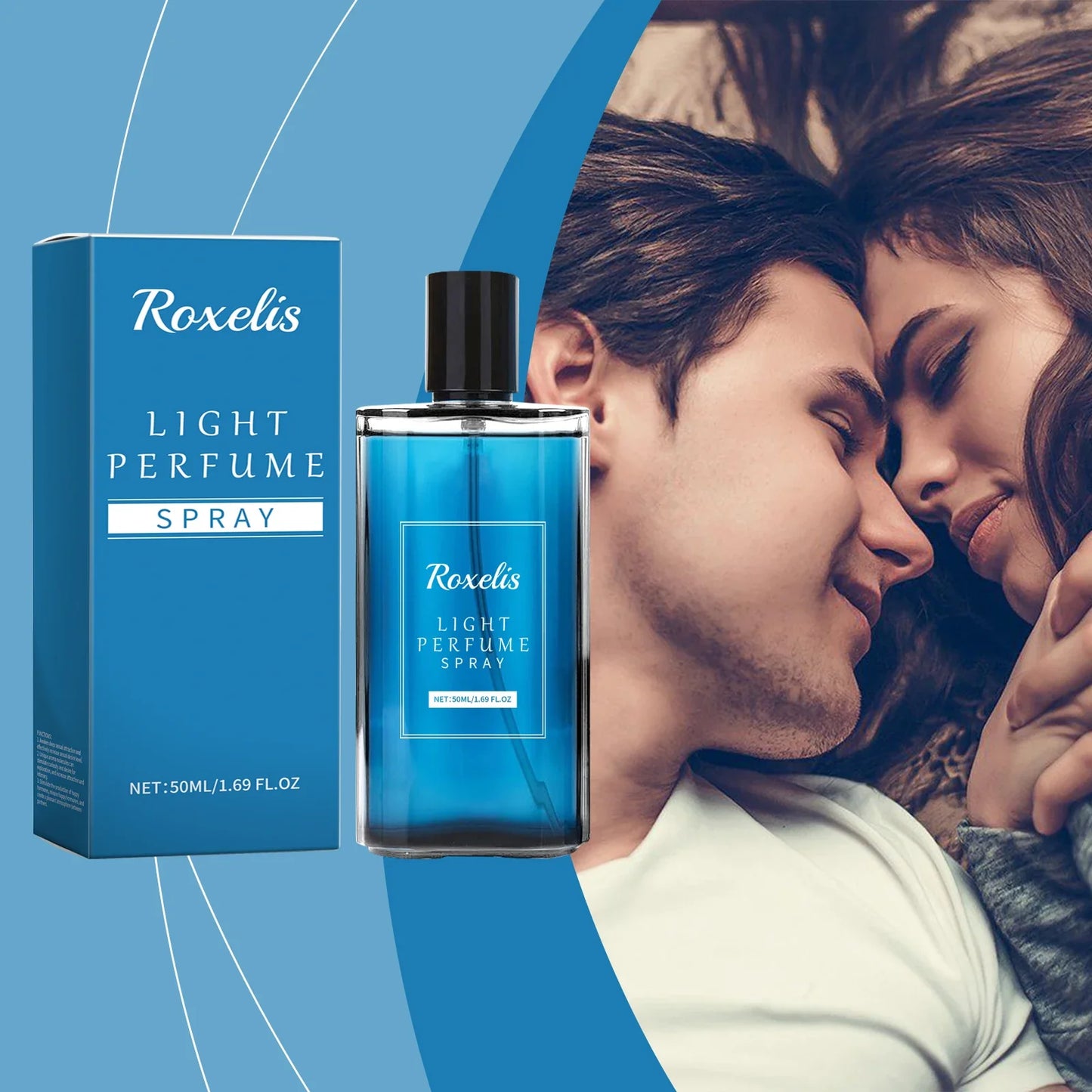 Roxelis Pheromone Light Perfume Spray For Men Lasting Fragrance Scent Of Fresh Natural Elegant Release Charming Dating Perfume