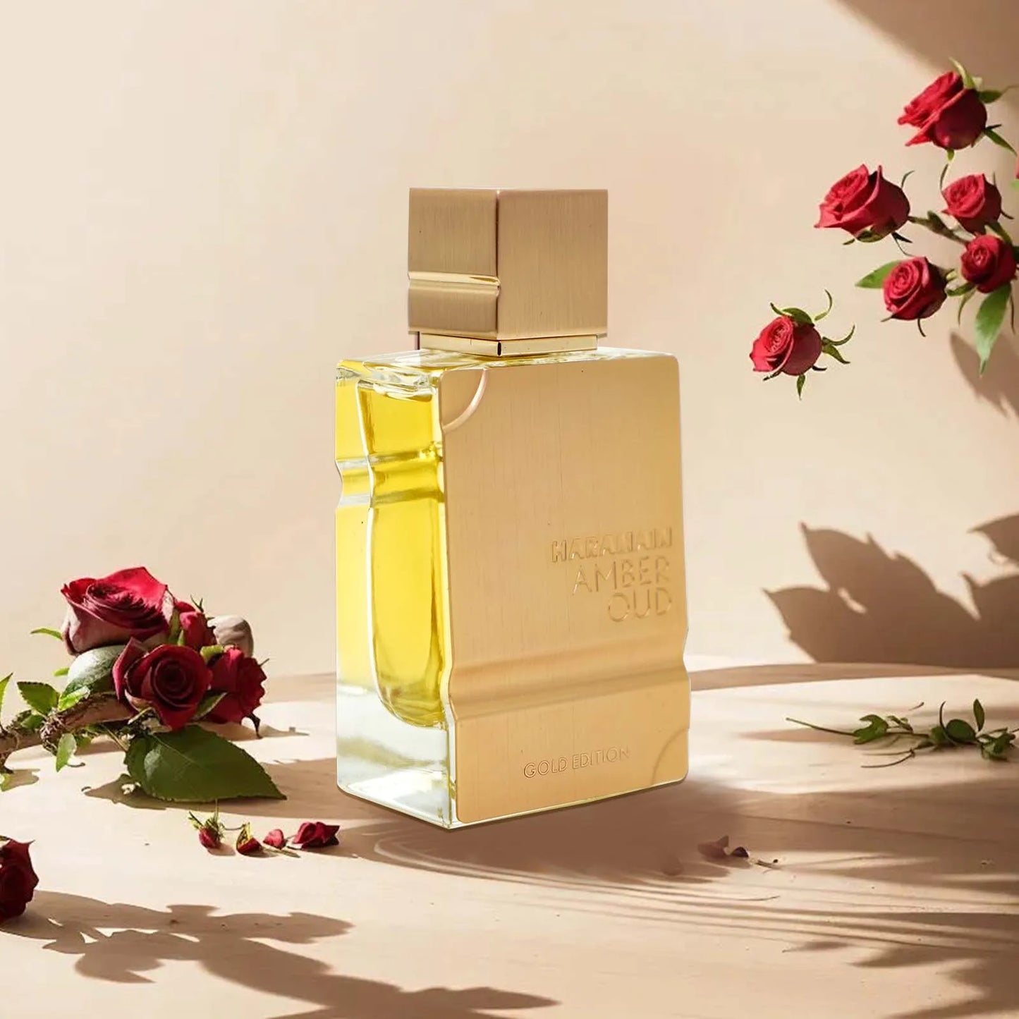 Al Haramain Gold EDP 2.0oz Cologne Amber Scent for Men With Women Luxury Long-Lasting Fragrance, Ideal Xmas & Anniversary Gifts