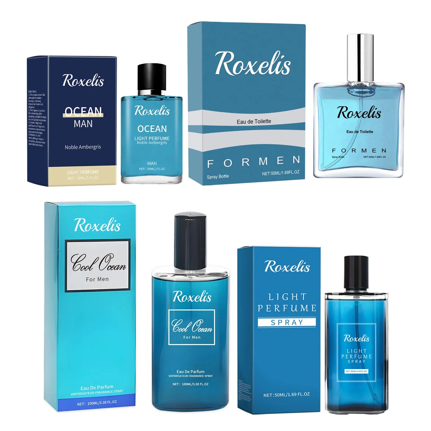 Roxelis Pheromone Light Perfume Spray For Men Lasting Fragrance Scent Of Fresh Natural Elegant Release Charming Dating Perfume