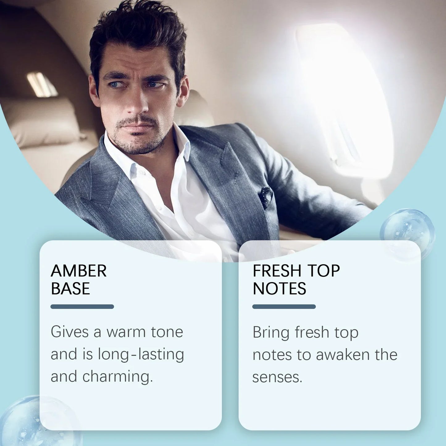 Roxelis 50ml Cologne Pheromone Perfume Bergamot Amber Wood Dating Long Lasting Fragrance Floral Scent Flirting Men Perfume Mist