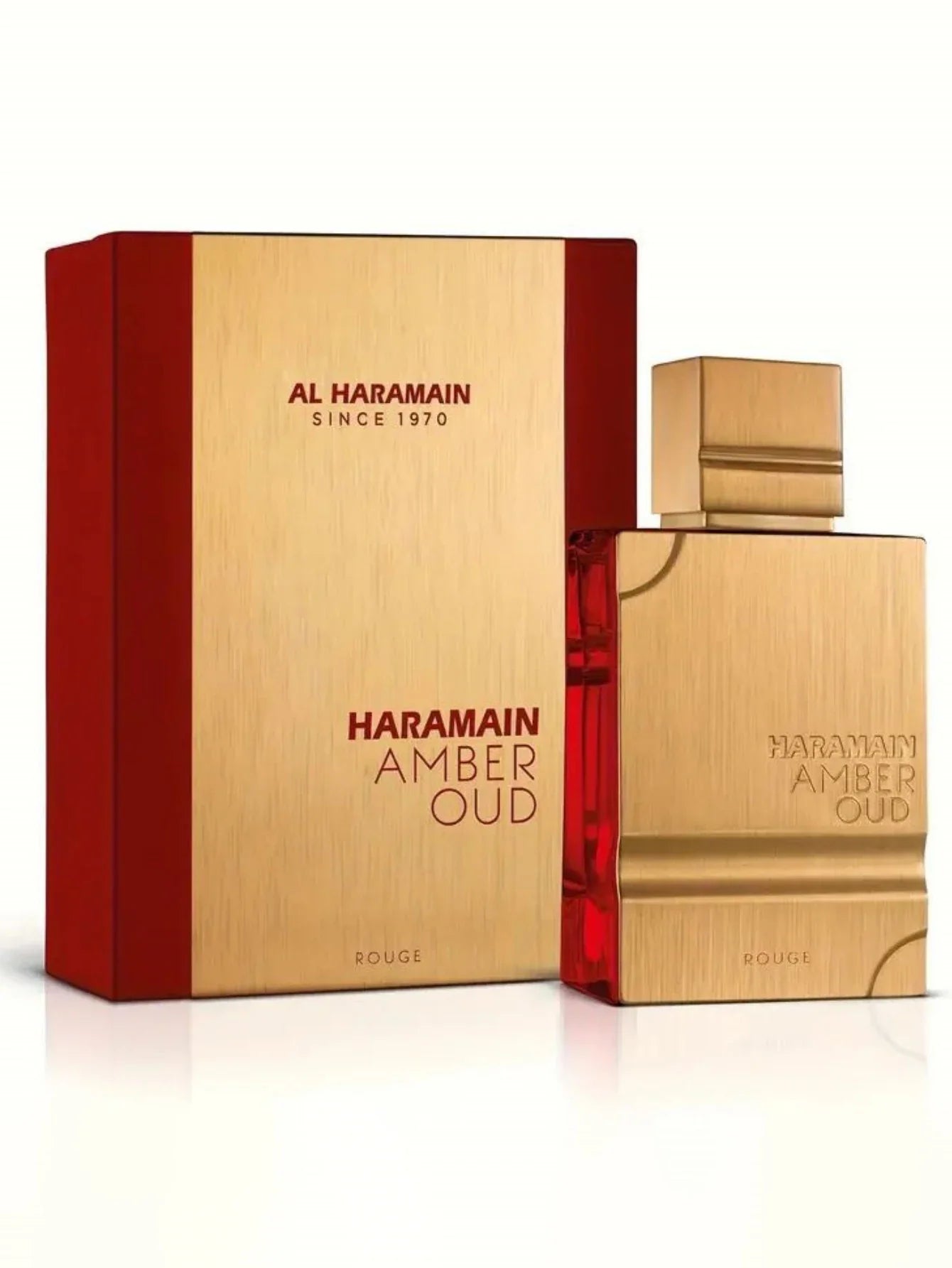 Amber Rouge Cologne 2.0oz/60ml | Al Haramain Unisex EDT Spray | Long-Lasting Scent, Perfect Holiday Gift for Him/Her