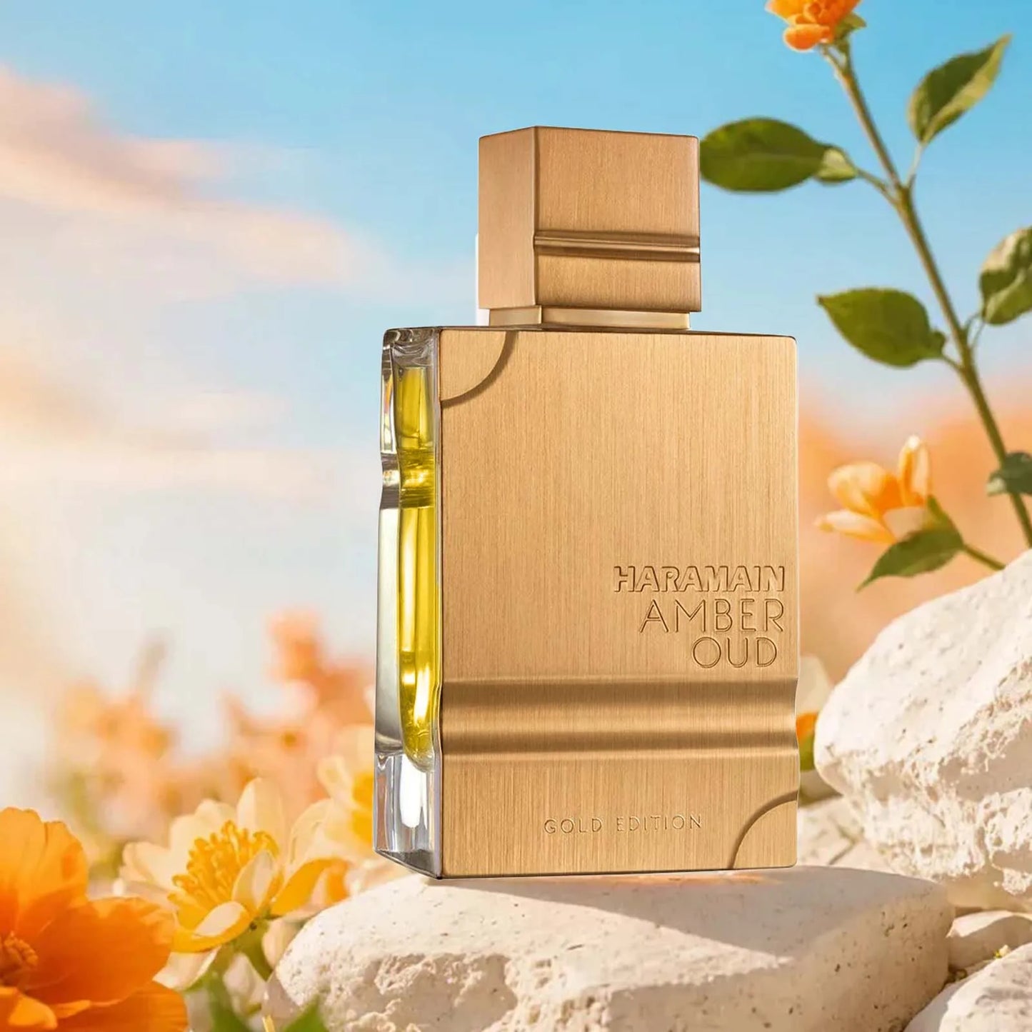 Al Haramain Gold EDP 2.0oz Cologne Amber Scent for Men With Women Luxury Long-Lasting Fragrance, Ideal Xmas & Anniversary Gifts