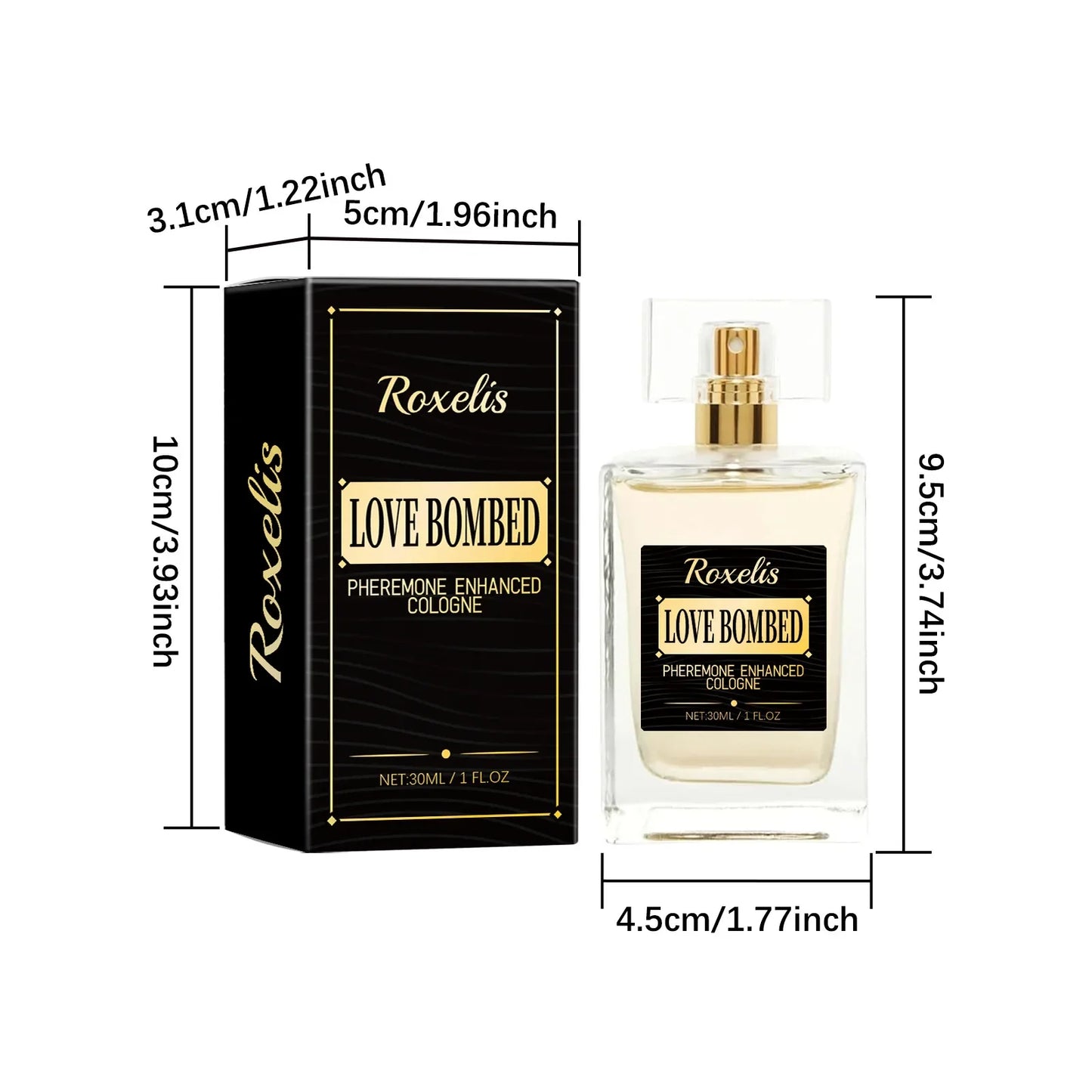 Roxelis 30/50ml Lasting Pheromone Perfume Men Cologne Series Fragrance Business Gentleman Charm Flirting Scent Dating Perfume