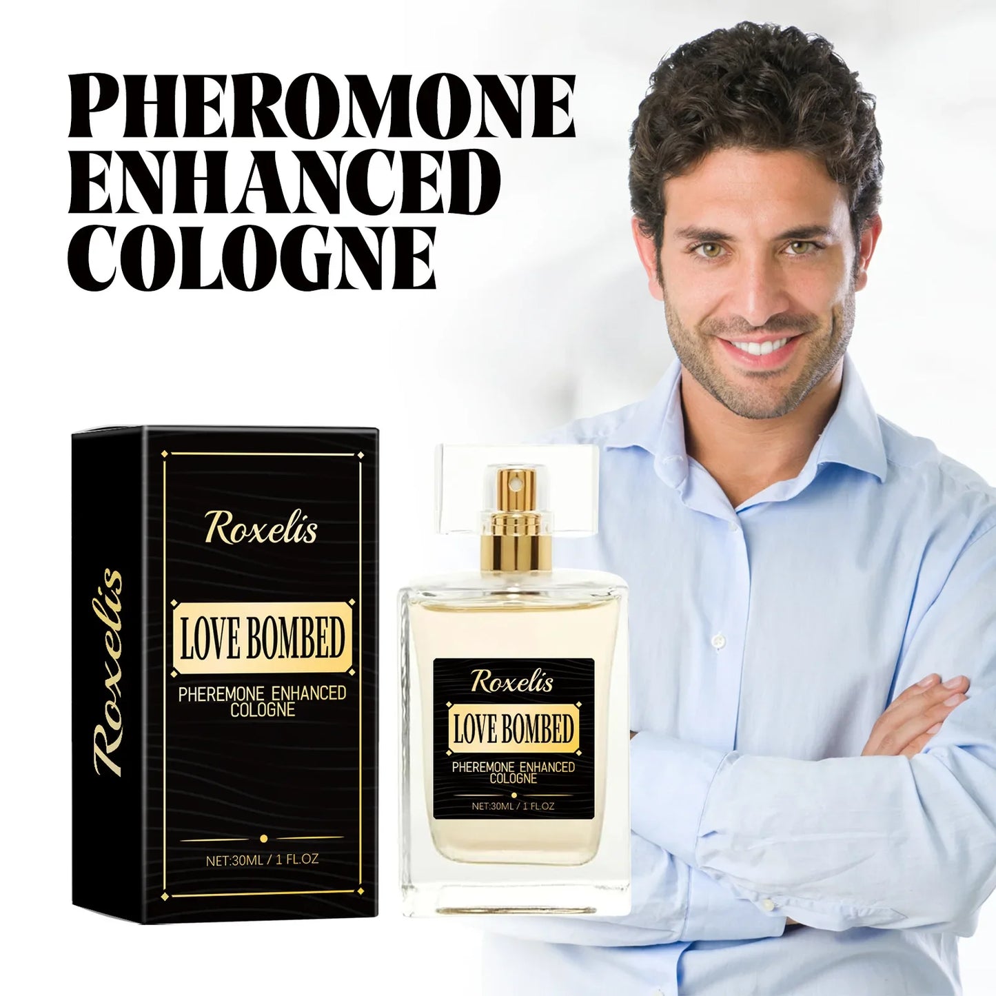 Roxelis 30/50ml Lasting Pheromone Perfume Men Cologne Series Fragrance Business Gentleman Charm Flirting Scent Dating Perfume