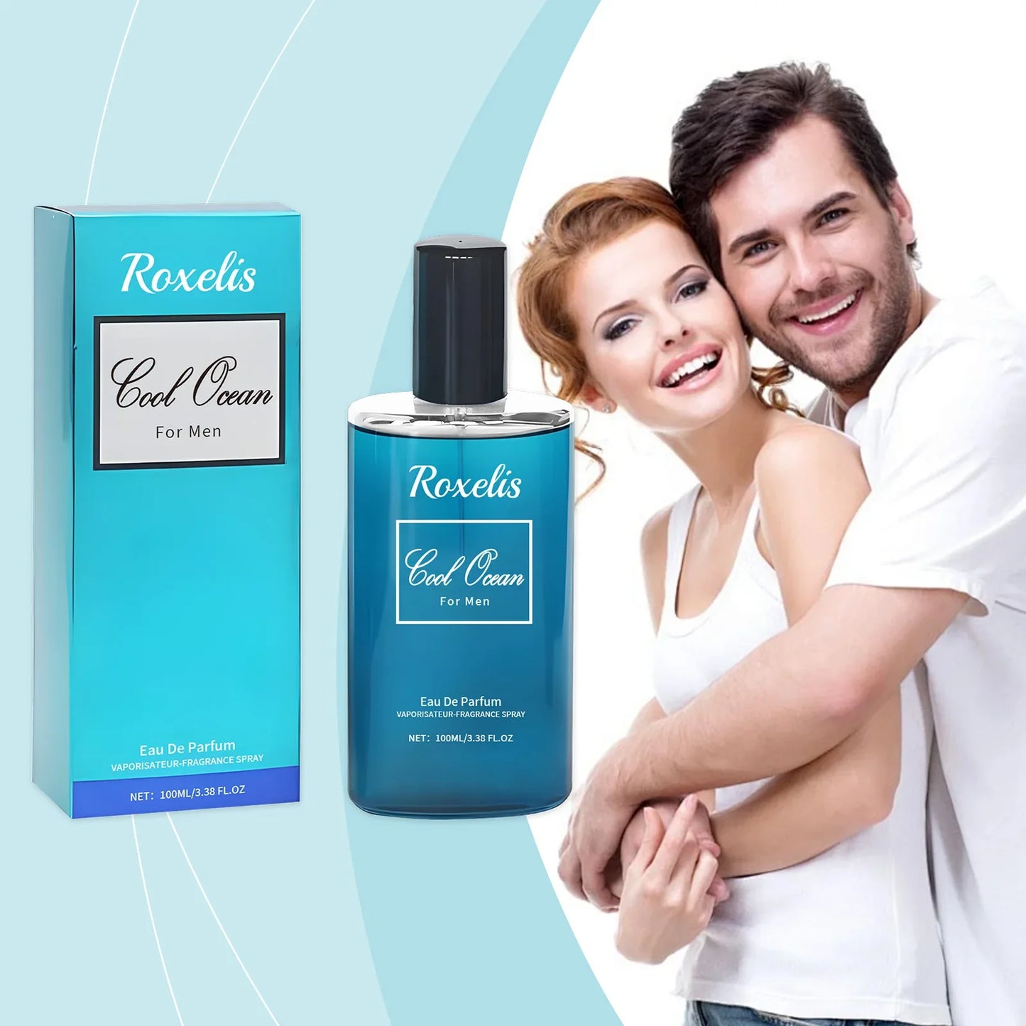 Roxelis Pheromone Light Perfume Spray For Men Lasting Fragrance Scent Of Fresh Natural Elegant Release Charming Dating Perfume