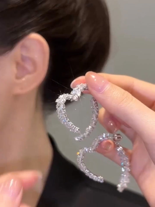 Elegant Heart Wheat Earrings for Women Special-Interest Design Fancy Accessible Luxury Earrings 2023 New Best Selling Unique Earrings