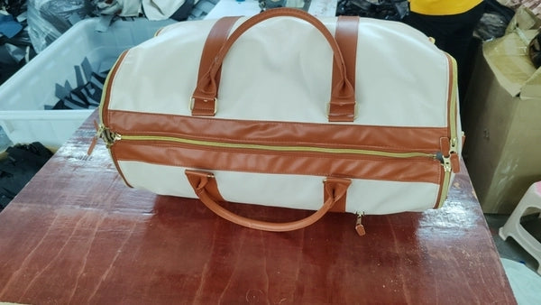 Foldable Women's Outdoor Gym Bag Overnight Luggage Bag