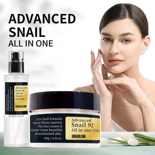 Collagen Snail Mucin 92% Repair Face Cream Repairing Lift Firm Anti-aging Fade Fine Lines Acne Treatment Brightening Skin Care