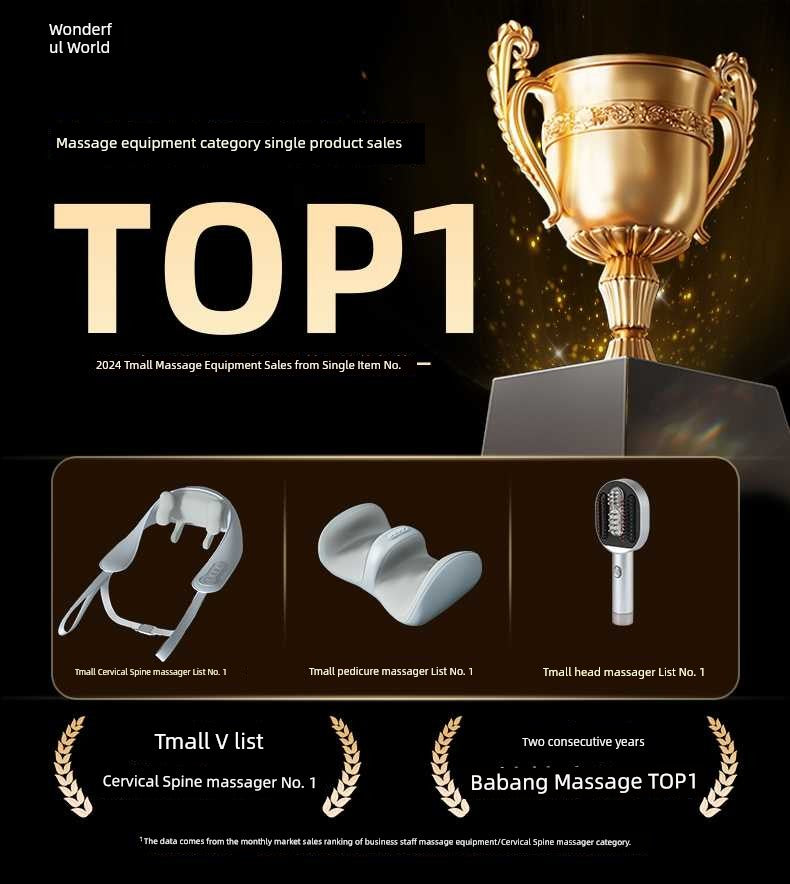 National Supplement minus 15% Miaojie R3mini Shoulder and Neck Massage Instrument Trapezoid Muscle Waist Back Neck Shoulder Neck Massager