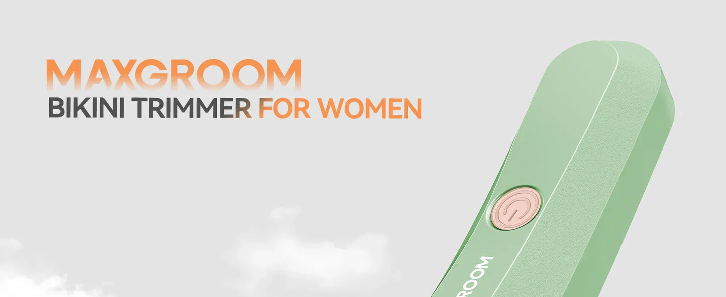 MAXGROOM Body Hair Trimmer Shaver for Men Ball Trimmer for Groin Pubic Replaceable Ceramic Blade Electric IXP7Waterproof Clipper