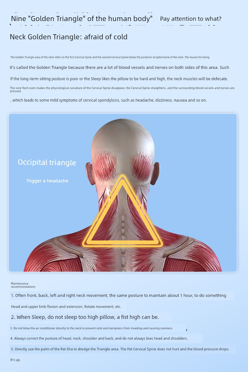 National Supplement minus 15% Miaojie R3mini Shoulder and Neck Massage Instrument Trapezoid Muscle Waist Back Neck Shoulder Neck Massager