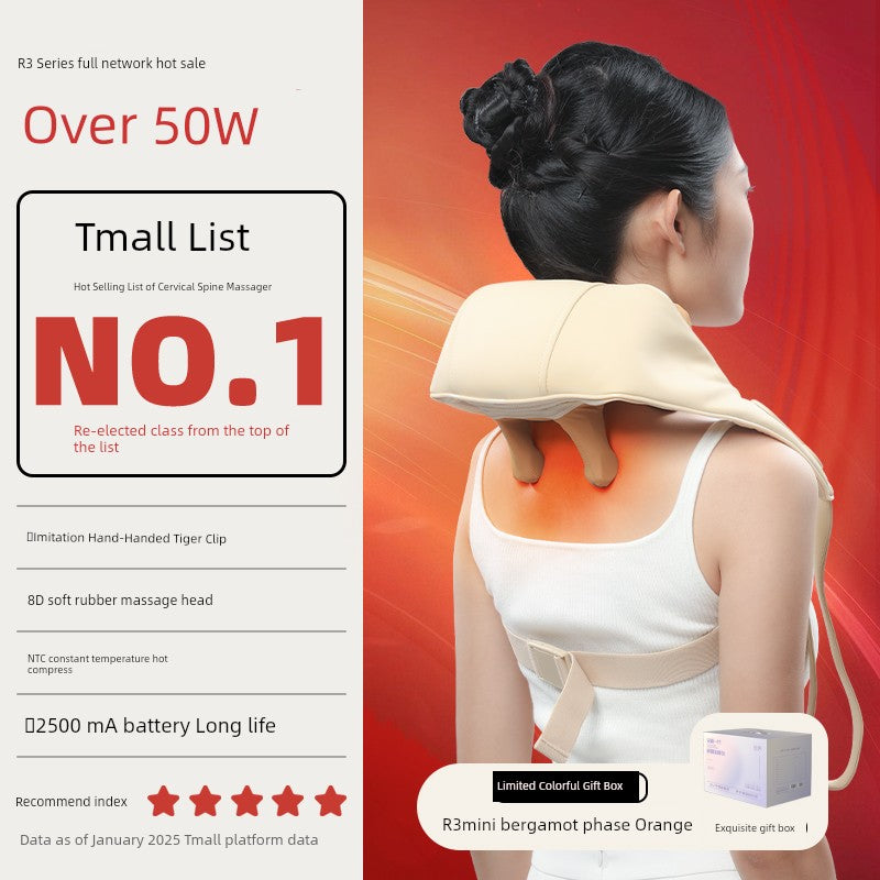 National Supplement minus 15% Miaojie R3mini Shoulder and Neck Massage Instrument Trapezoid Muscle Waist Back Neck Shoulder Neck Massager