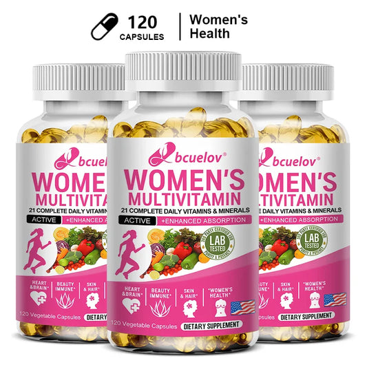 Multivitamin Mineral Supplement Antioxidant, Improved Nutrient Absorption Heart Health Natural Energy Support Multivitamin