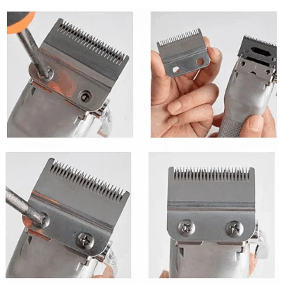 Kemei KM-1986 Or Blade Hair Trimmer For Men Trimmer Professional Hair Clipper Electric Razor Rechargeable Hair Cutting Machine