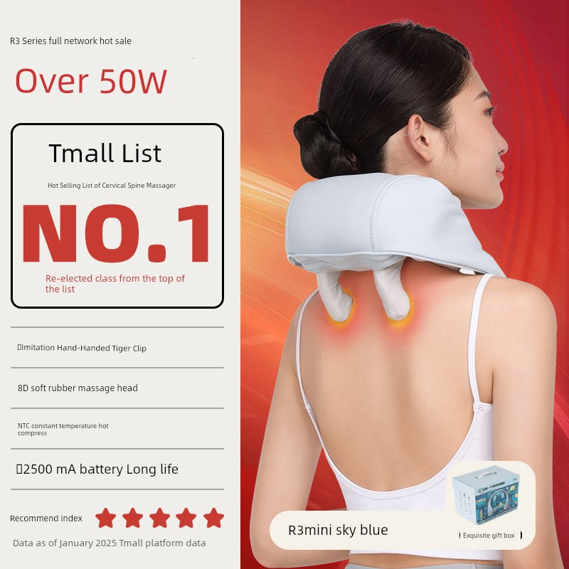 National Supplement minus 15% Miaojie R3mini Shoulder and Neck Massage Instrument Trapezoid Muscle Waist Back Neck Shoulder Neck Massager