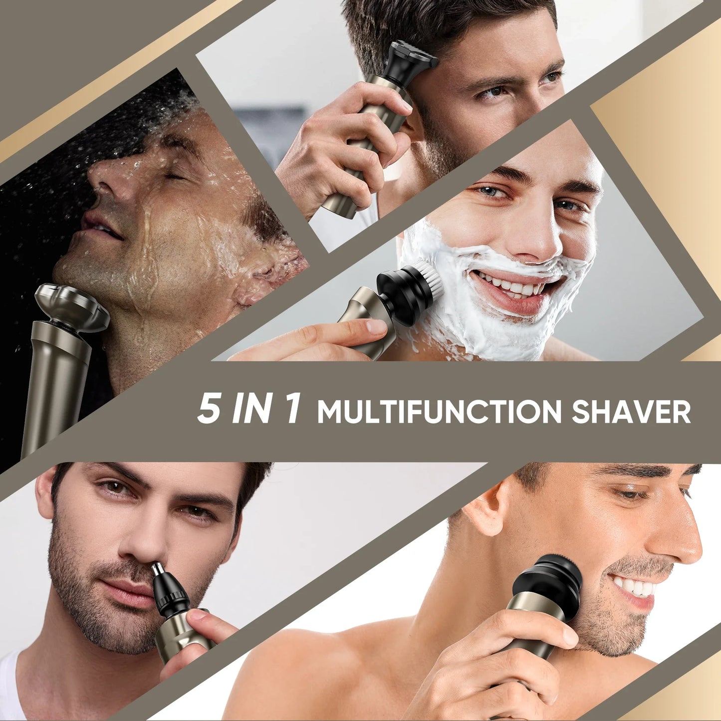 Sejoy Electric Hair Clipper for Men  5 in 1 Electric Nose Hair Trimmer Professional Cutting Machine Rechargalbe