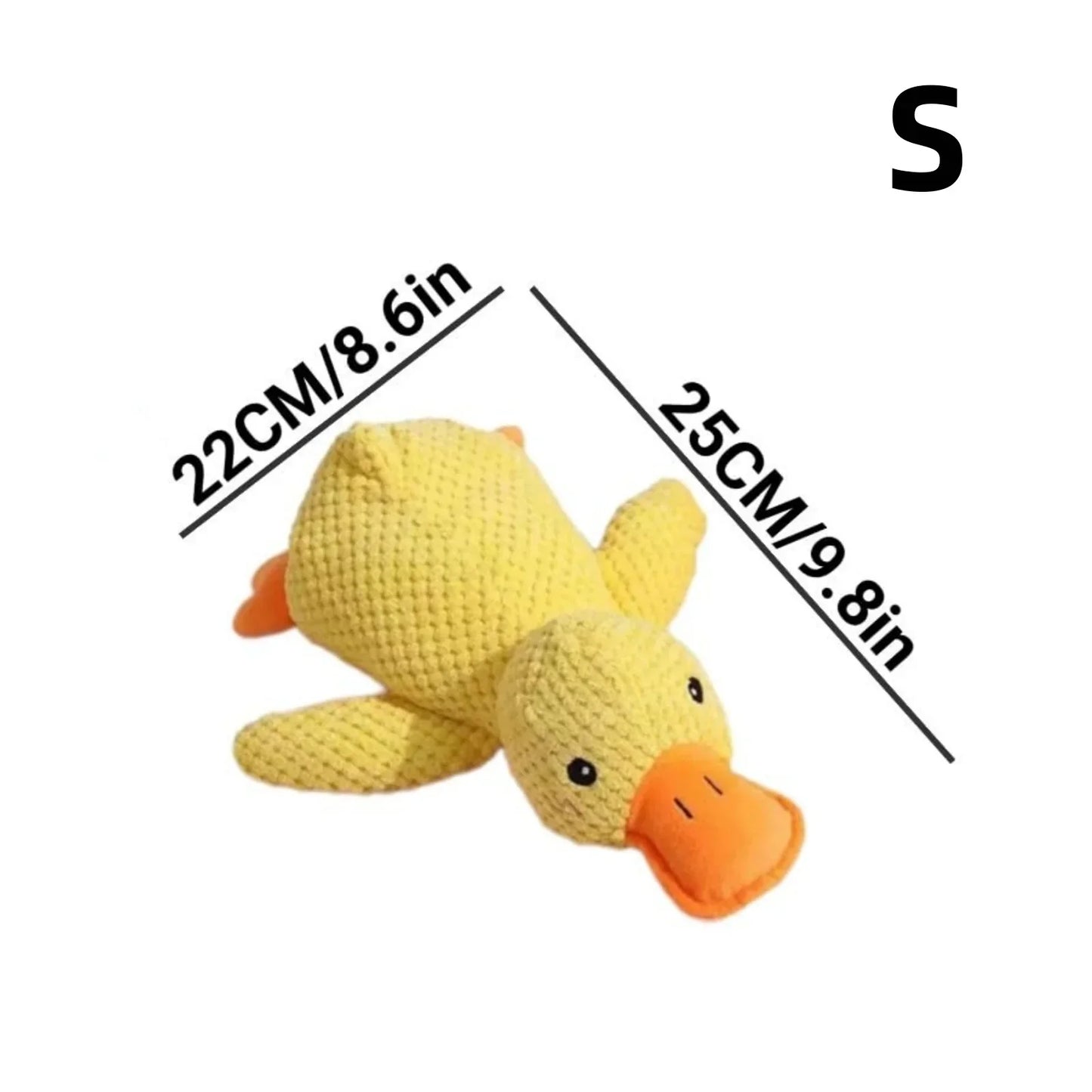 Dog Chew Toy Plush Duck Sound Toy Quacking Pet Toys Grinding Teeth Fun Interactive Entertainment Dog Supplies Small Large Dog