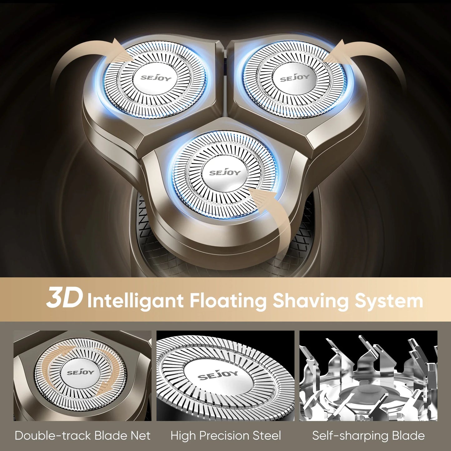 Sejoy Electric Hair Clipper for Men  5 in 1 Electric Nose Hair Trimmer Professional Cutting Machine Rechargalbe