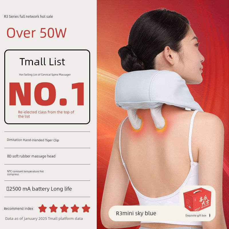 National Supplement minus 15% Miaojie R3mini Shoulder and Neck Massage Instrument Trapezoid Muscle Waist Back Neck Shoulder Neck Massager